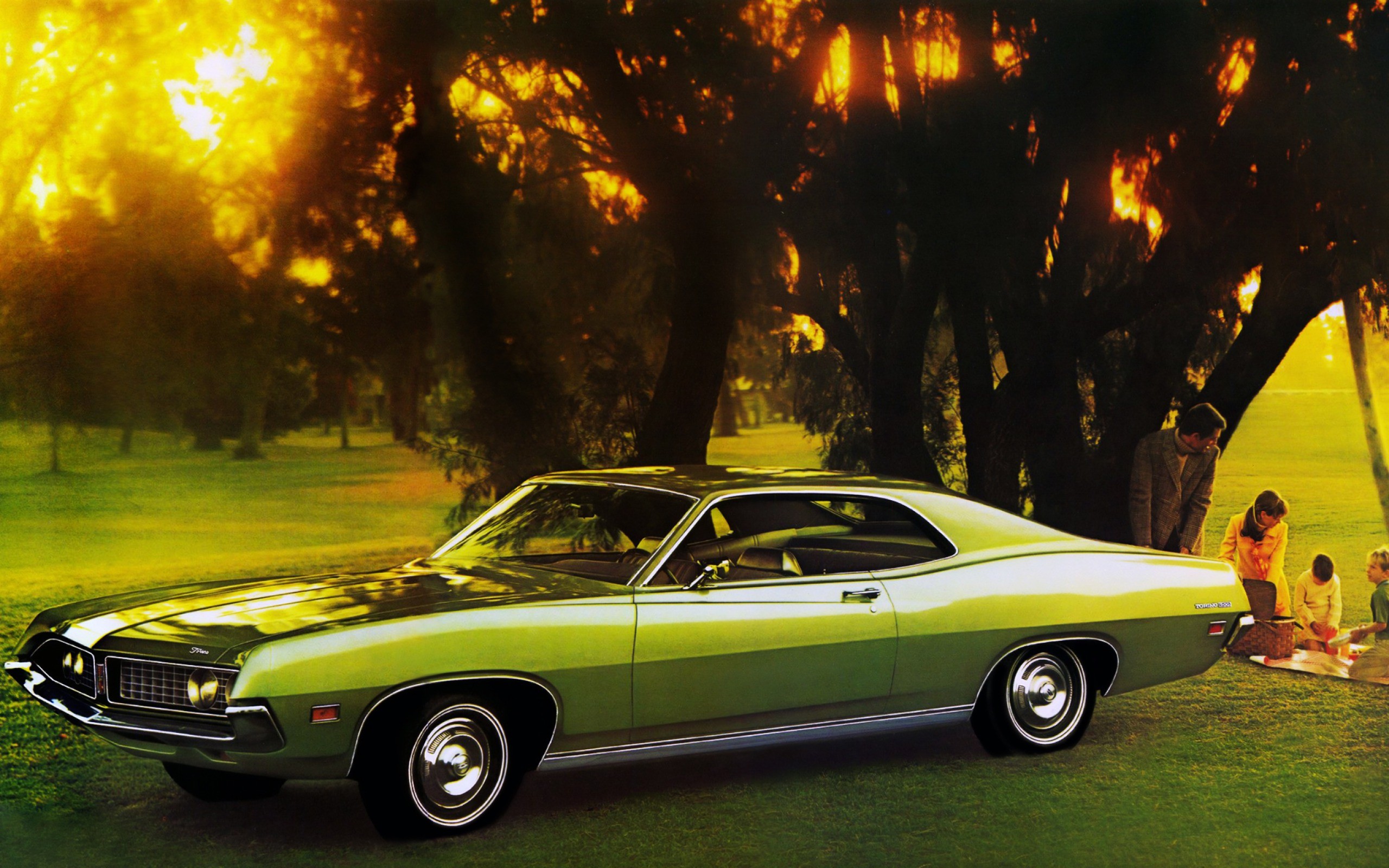 Download mobile wallpaper 1971 Ford Torino 500, Ford, Vehicles for free.