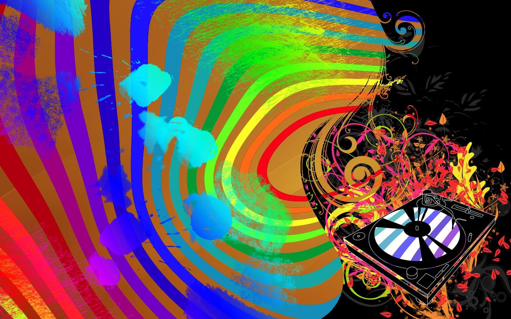 Free download wallpaper Music, Rainbow, Colors, Colorful, Artistic on your PC desktop