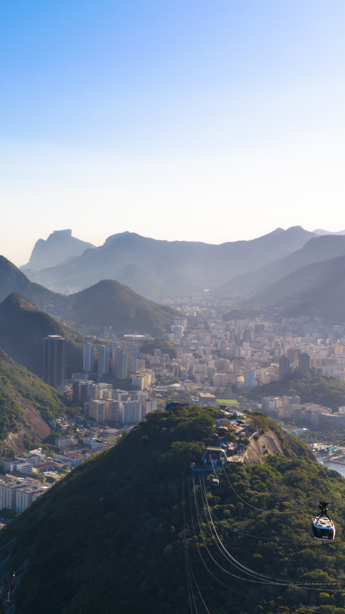 Download mobile wallpaper Cities, Mountain, Rio De Janeiro, Brazil, Man Made, Copacabana, Sugarloaf Mountain for free.