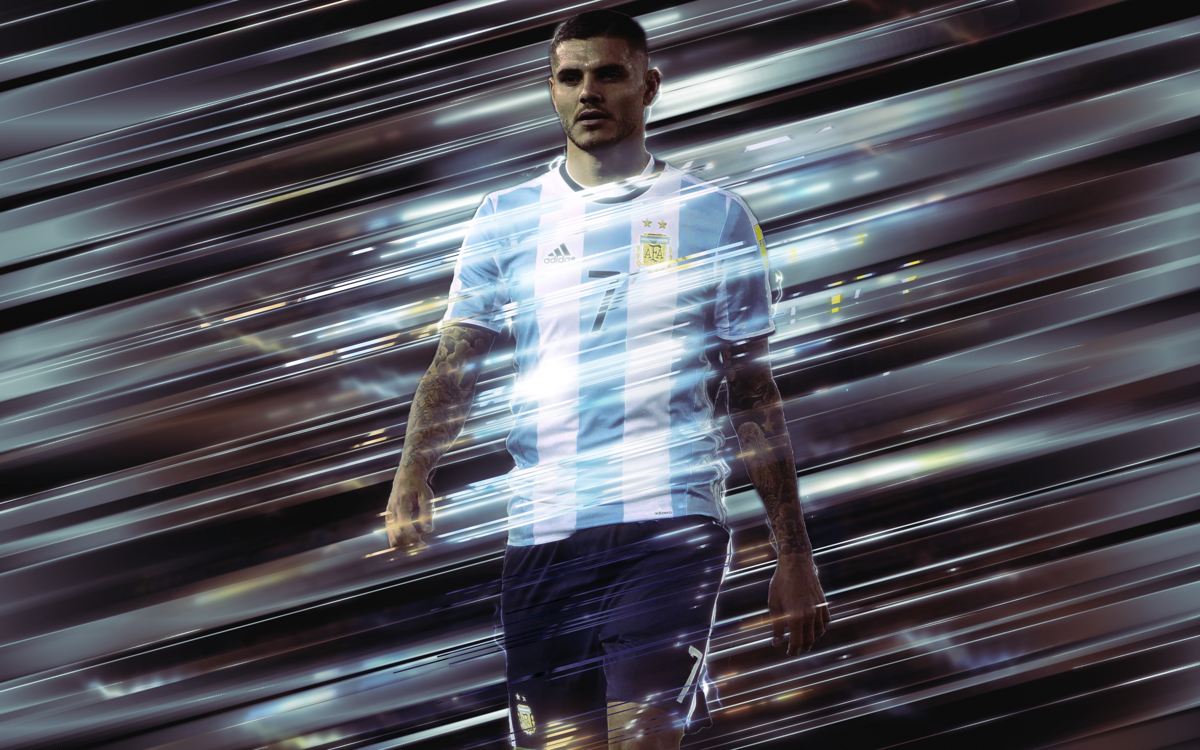 Laden Sie das Sport, Fußball, Argentinisch, Mauro Icardi-Bild kostenlos auf Ihren PC-Desktop herunter