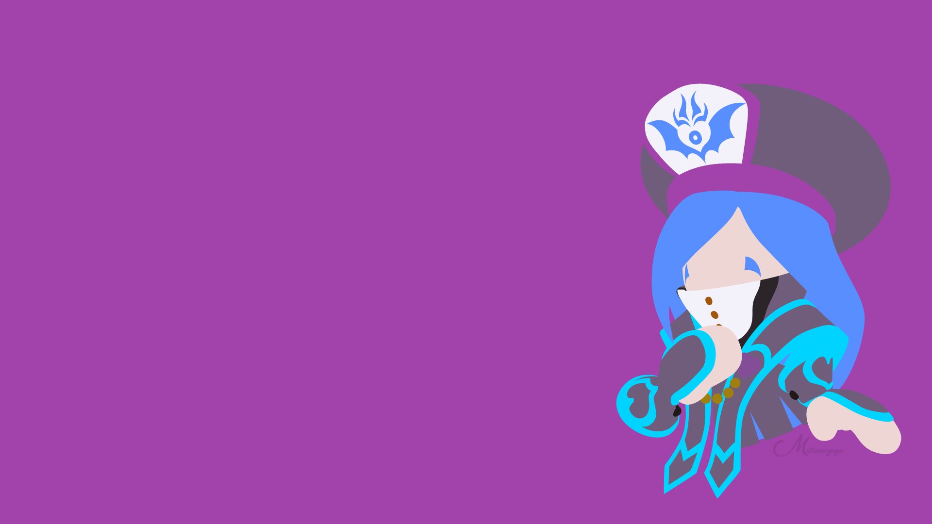 Free download wallpaper Vector, Video Game, Minimalist, Kirby: Star Allies, Francisca (Kirby) on your PC desktop