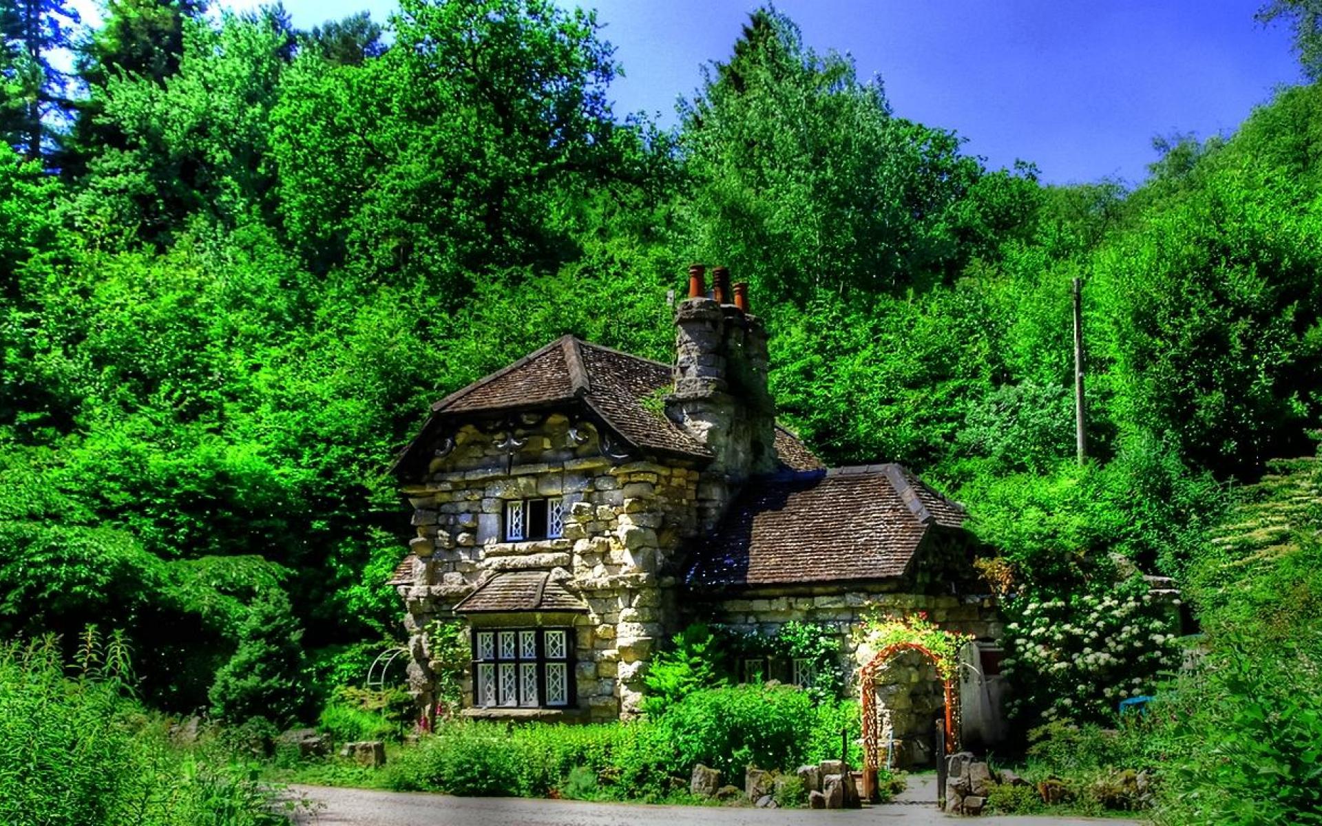 Download mobile wallpaper Cottage, Man Made for free.