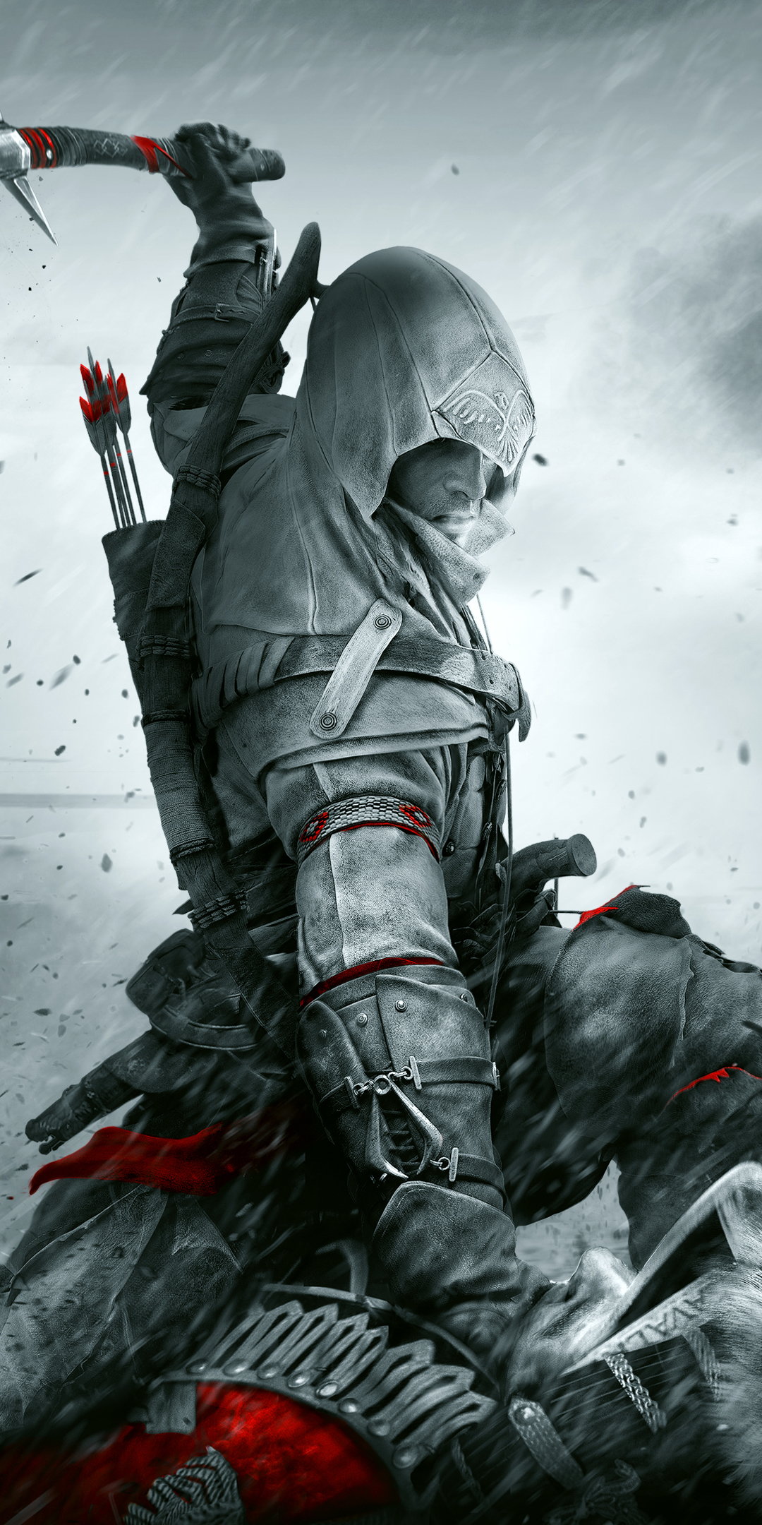 Download mobile wallpaper Assassin's Creed, Video Game, Selective Color, Connor (Assassin's Creed), Assassin's Creed Iii for free.
