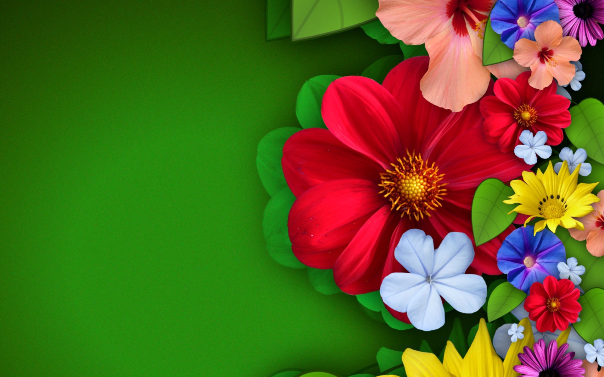 Laden Sie das Blumen, Blume, Farben, Dahlien, Bunt, Gänseblümchen, Künstlerisch-Bild kostenlos auf Ihren PC-Desktop herunter