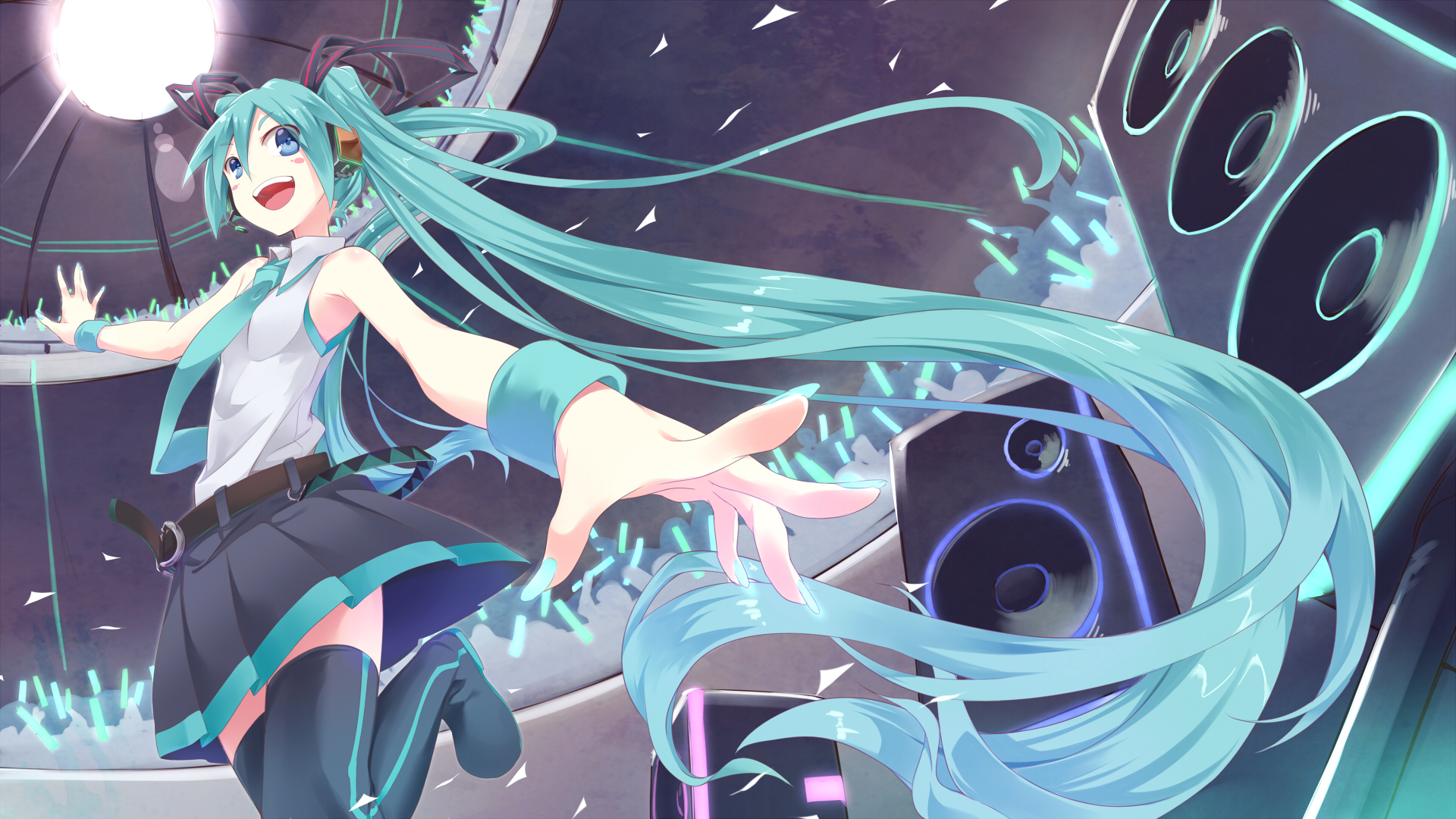 Laden Sie das Vocaloid, Hatsune Miku, Animes-Bild kostenlos auf Ihren PC-Desktop herunter