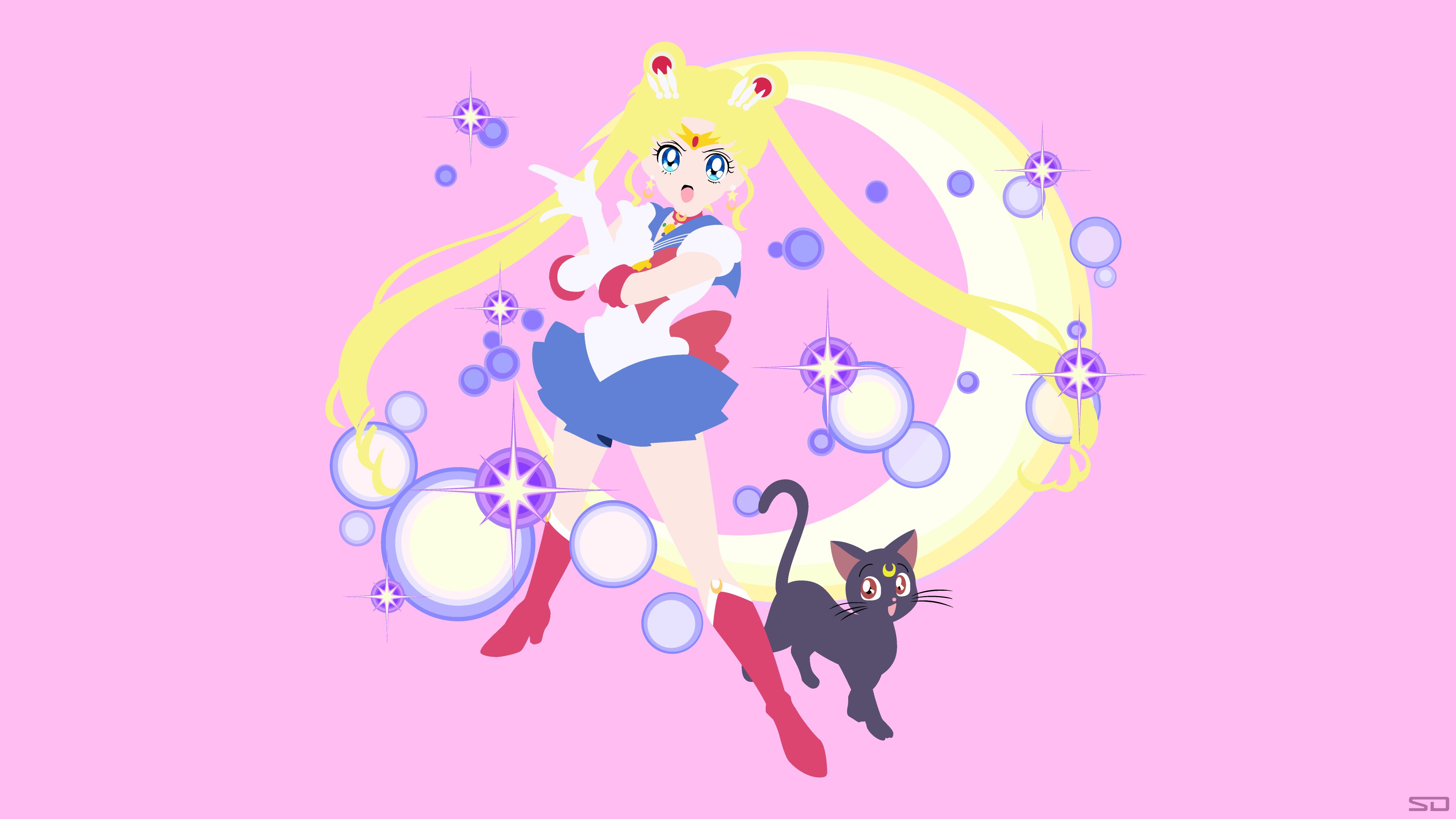 Die besten Luna (Sailor Moon)-Hintergründe für den Telefonbildschirm
