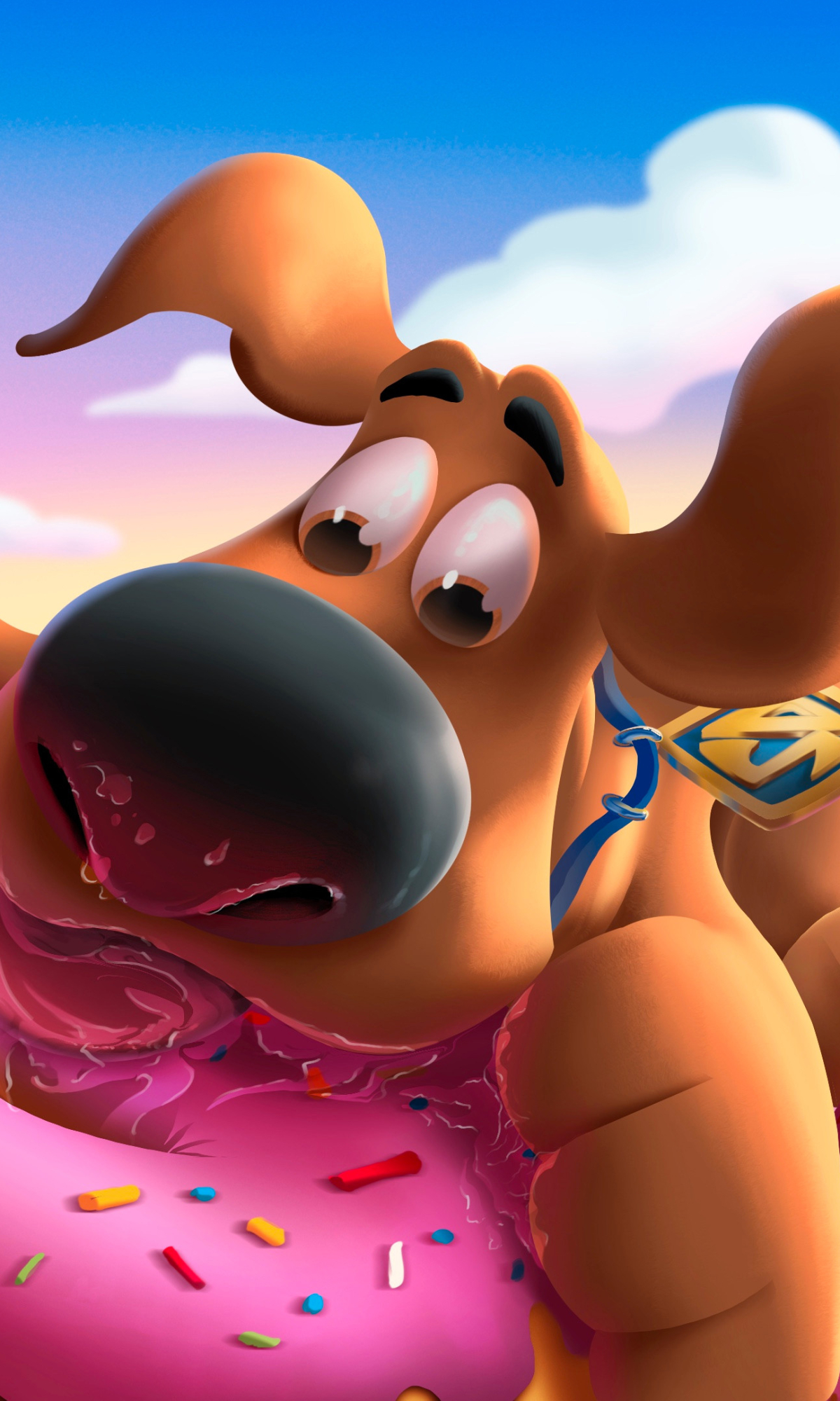 Download mobile wallpaper Doughnut, Movie, Scooby Doo, Scoob! for free.