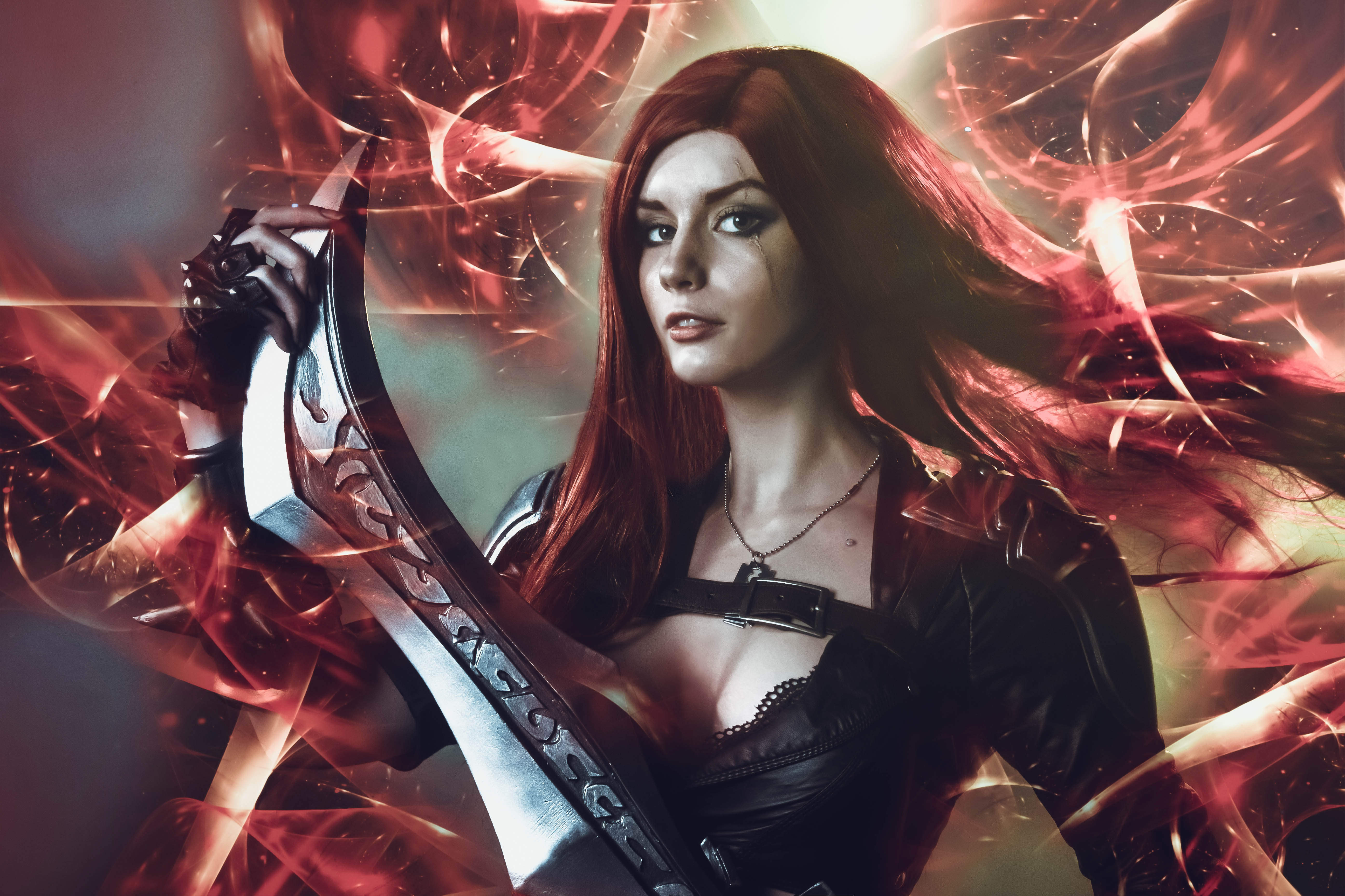 Download mobile wallpaper League Of Legends, Women, Cosplay, Katarina (League Of Legends) for free.