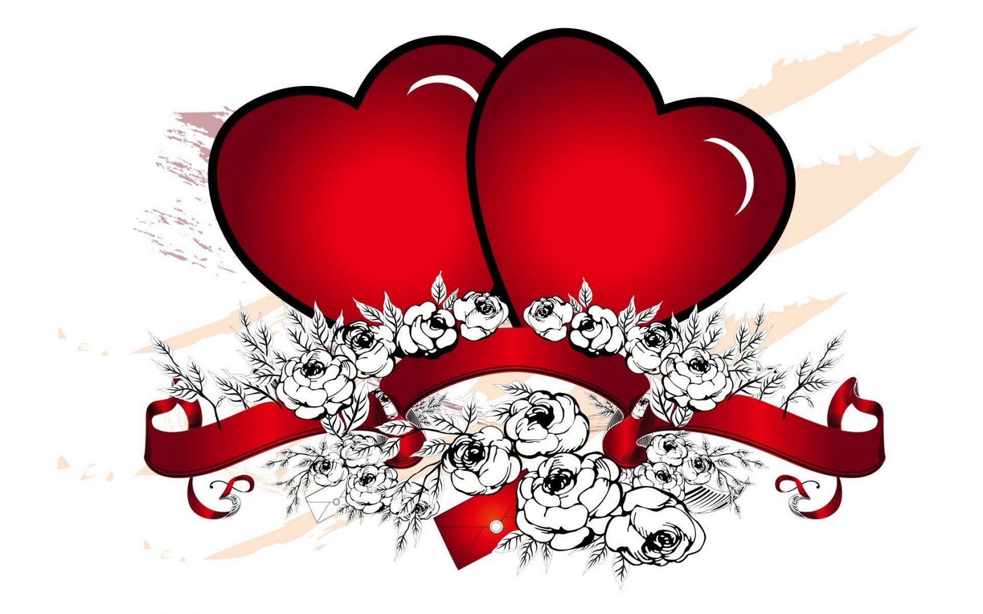 Скачать обои бесплатно Любовь, Сердце, День Святого Валентина, Праздничные картинка на рабочий стол ПК