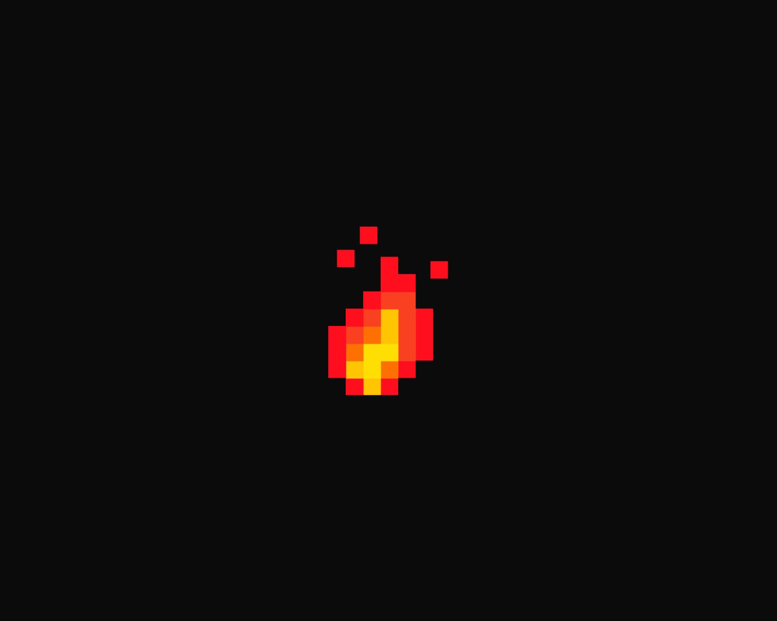 Free download wallpaper Fire, Minecraft, Flame, Simple, Video Game on your PC desktop