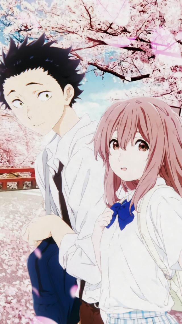 Descarga gratuita de fondo de pantalla para móvil de Animado, Shouko Nishimiya, Shouya Ishida, Koe No Katachi.