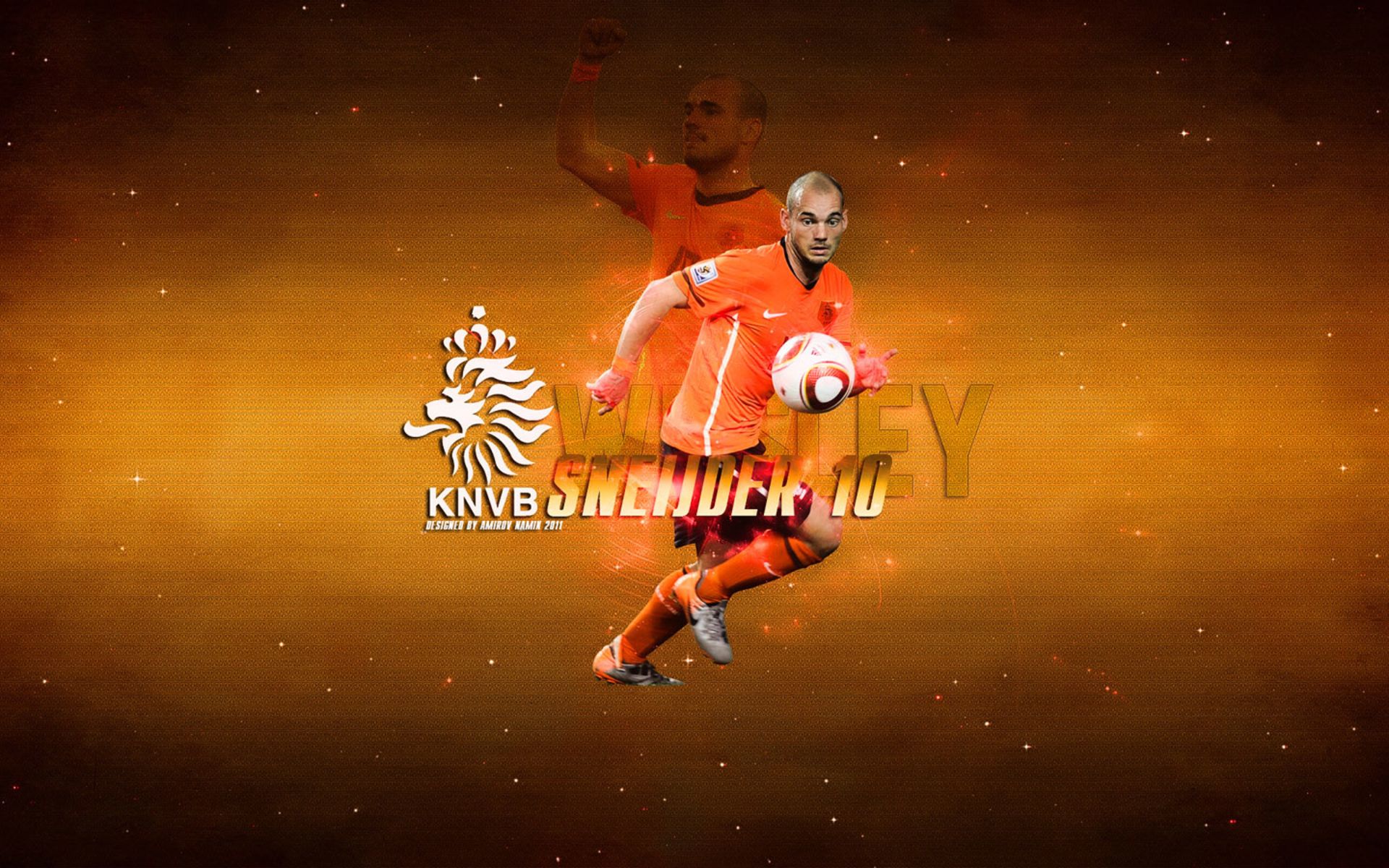 Descarga gratuita de fondo de pantalla para móvil de Fútbol, Deporte, Selección De Fútbol De Holanda, Wesley Sneijder.