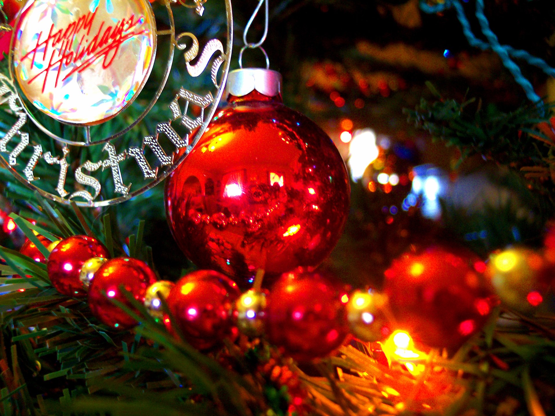 Скачать обои бесплатно Рождество, Рождественские Украшения, Праздничные картинка на рабочий стол ПК