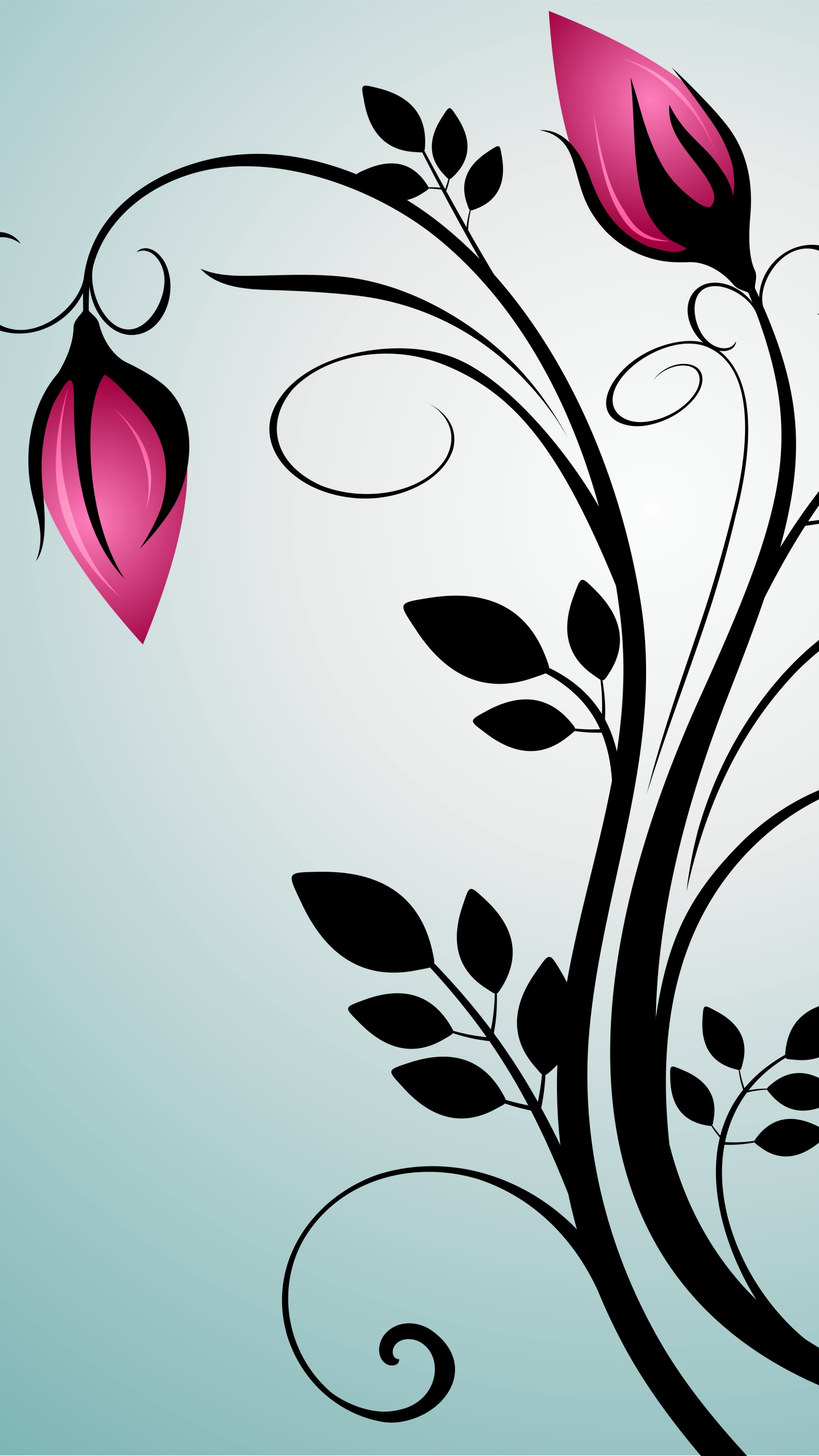 Download mobile wallpaper Flowers, Flower, Artistic, Tulip, Floral, Pink Flower for free.