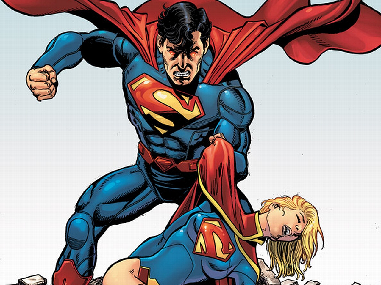 Скачати мобільні шпалери Супермен, Комікси, Супер Дівчина безкоштовно.