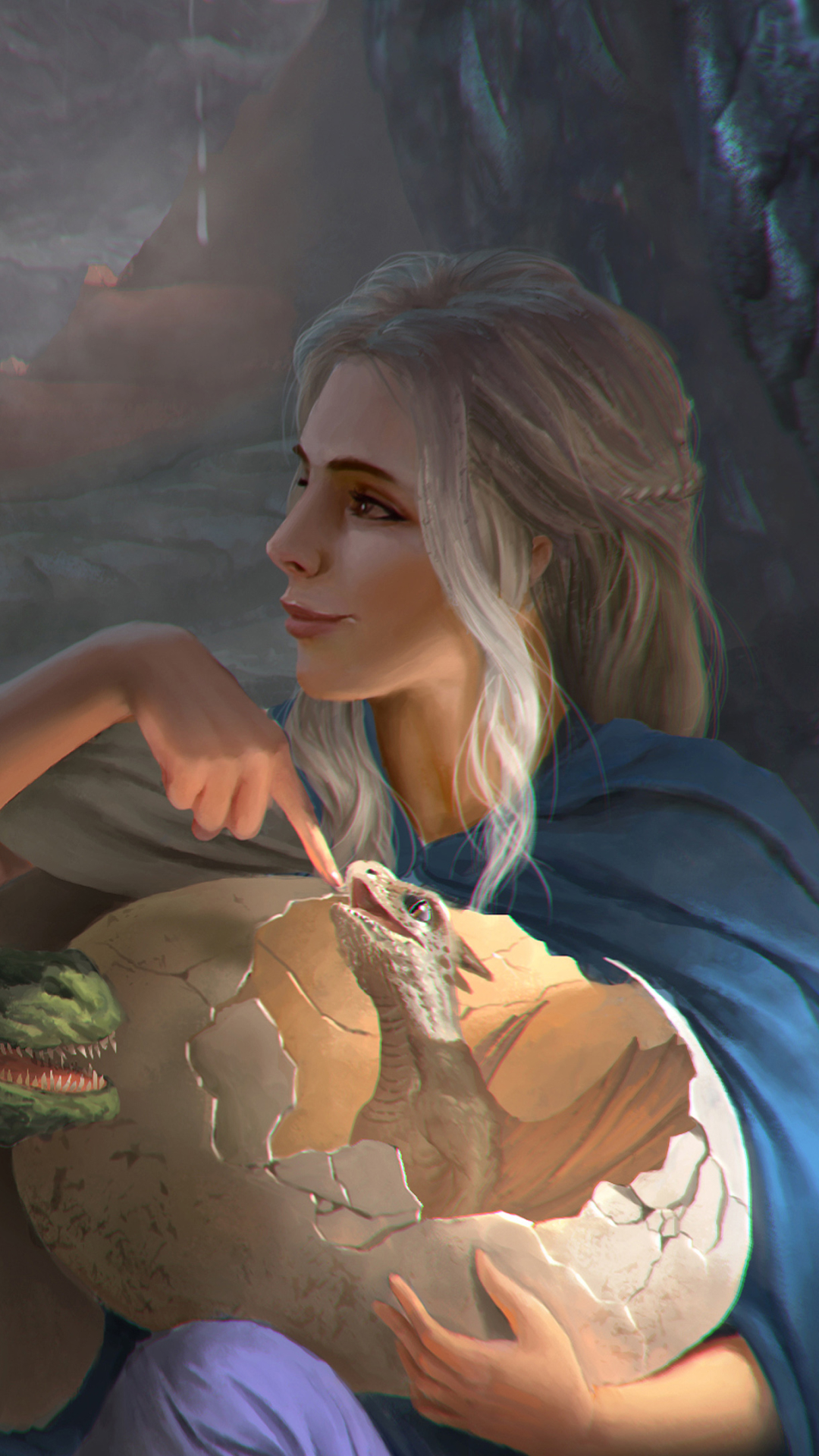 Descarga gratuita de fondo de pantalla para móvil de Juego De Tronos, Dragón, Continuar, Series De Televisión, Daenerys Targaryen.