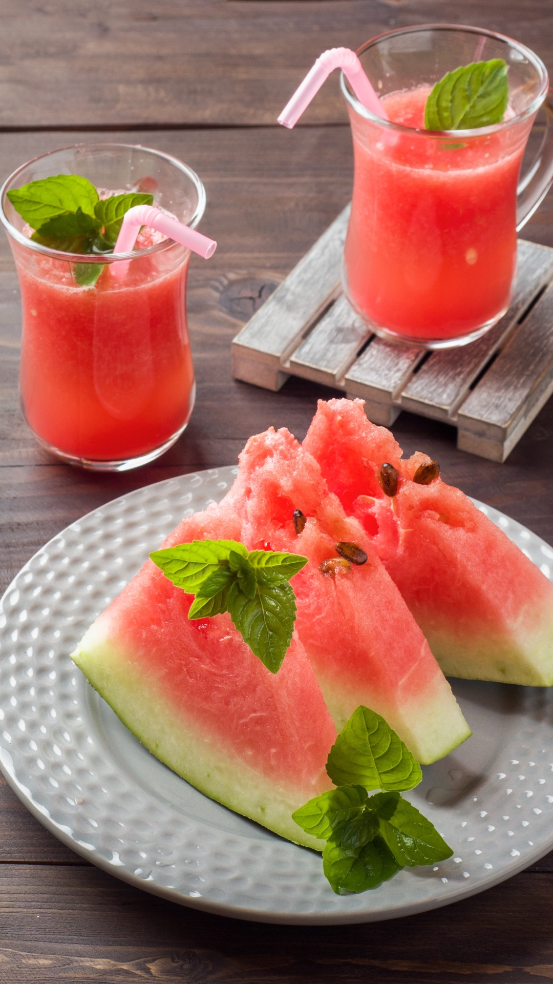 Download mobile wallpaper Fruits, Food, Still Life, Fruit, Watermelon, Drink, Juice for free.