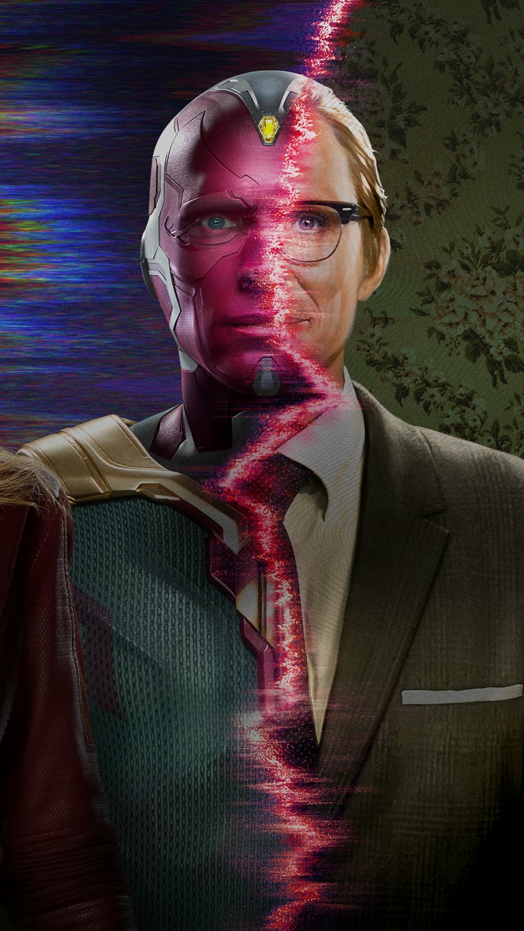 Download mobile wallpaper Paul Bettany, Tv Show, Vision (Marvel Comics), Wandavision for free.
