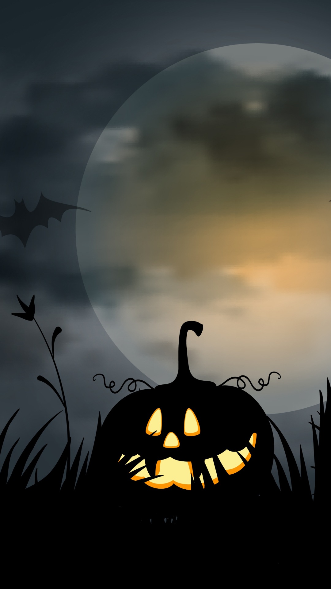 Download mobile wallpaper Halloween, Night, Light, Holiday, Jack O' Lantern for free.