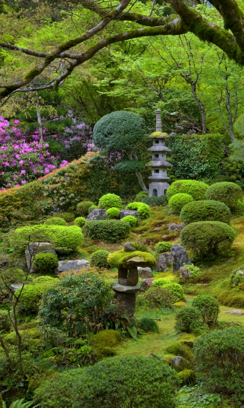 Download mobile wallpaper Nature, Garden, Japan, Man Made for free.