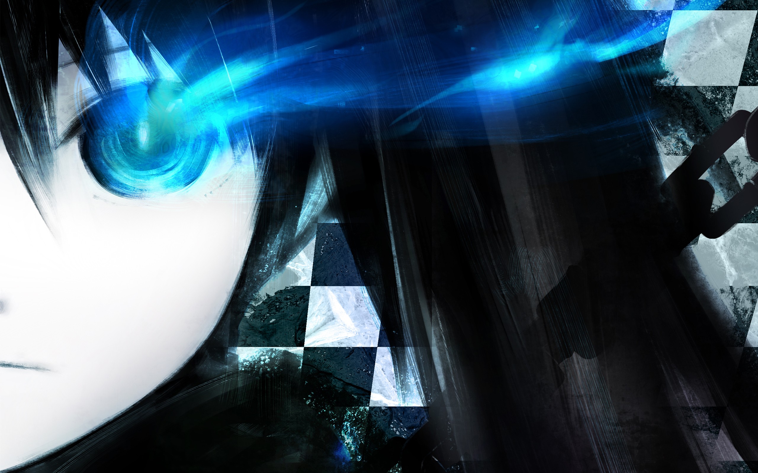 Download mobile wallpaper Anime, Black Rock Shooter for free.