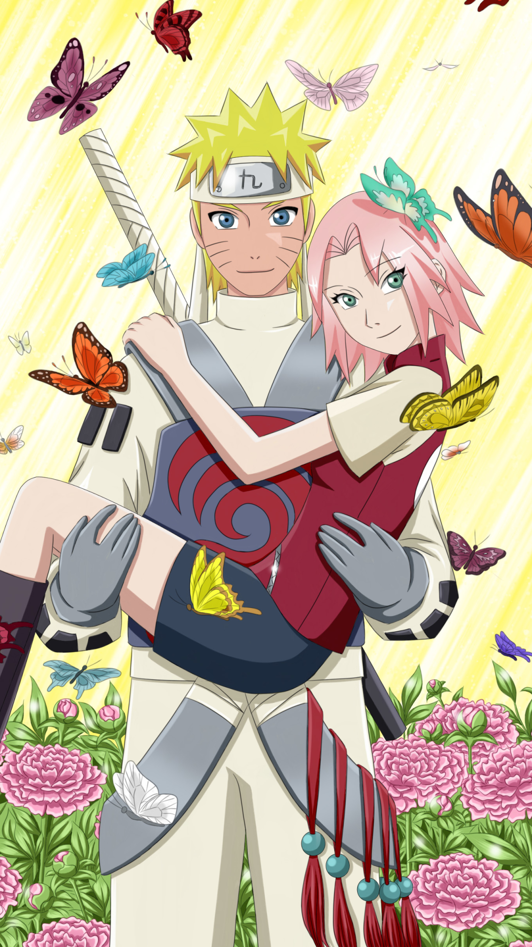 Baixar papel de parede para celular de Anime, Naruto, Sakura Haruno, Naruto Uzumaki gratuito.