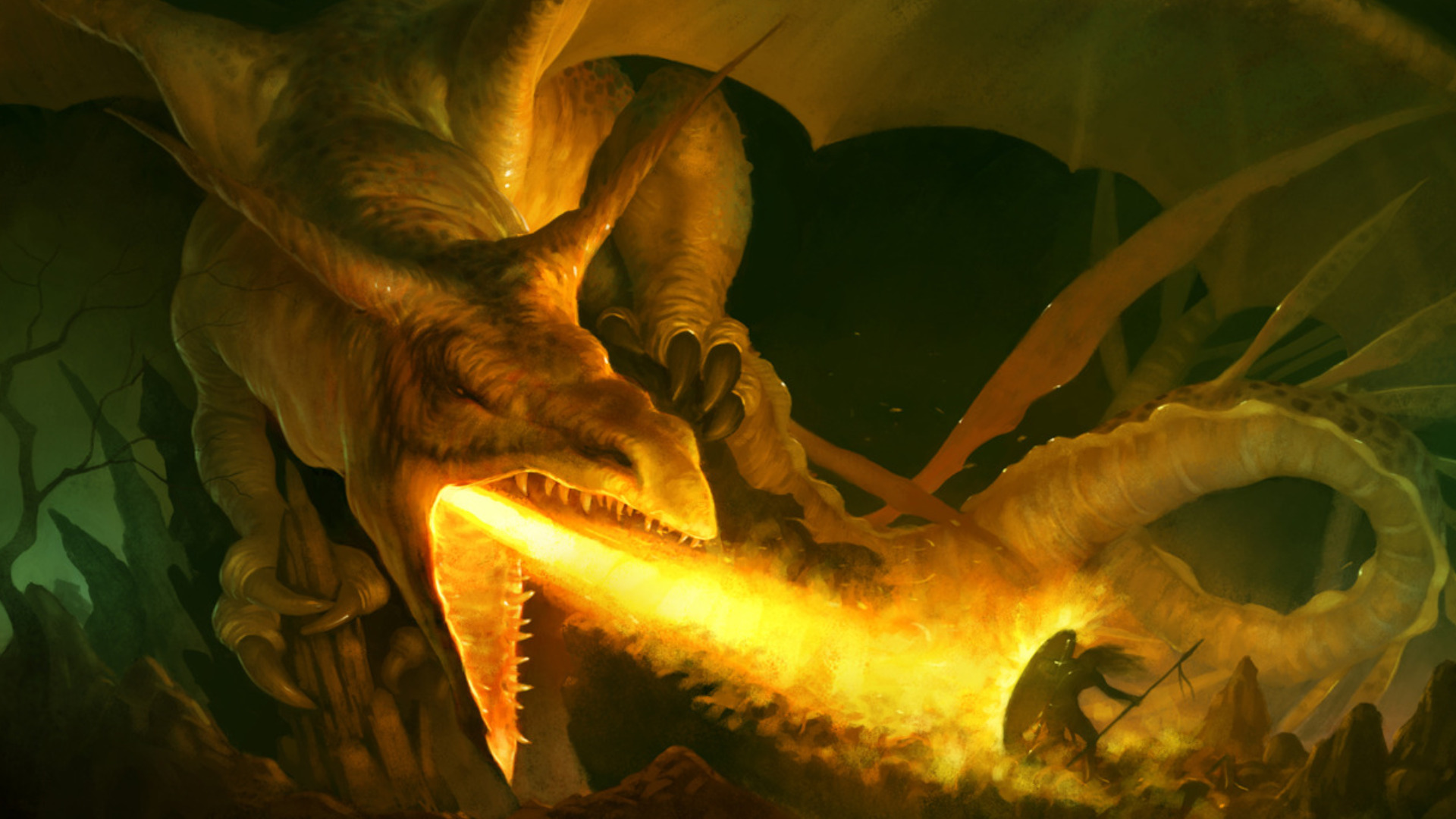 Free download wallpaper Fantasy, Dragon on your PC desktop