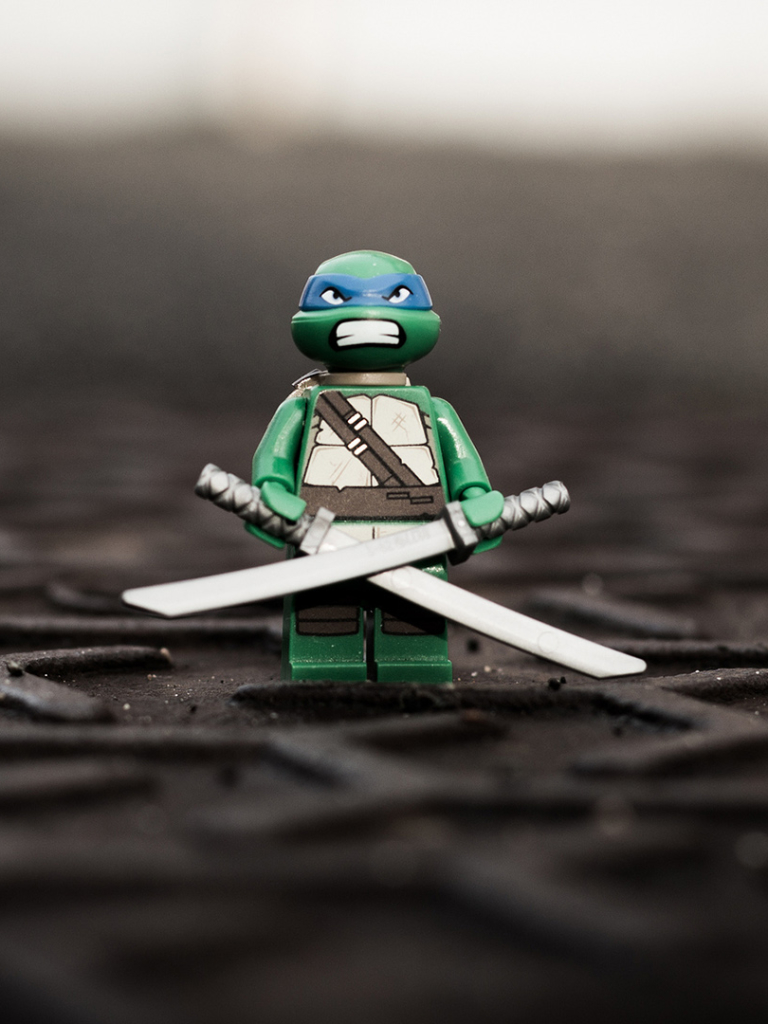 Download mobile wallpaper Lego, Products, Leonardo (Tmnt) for free.