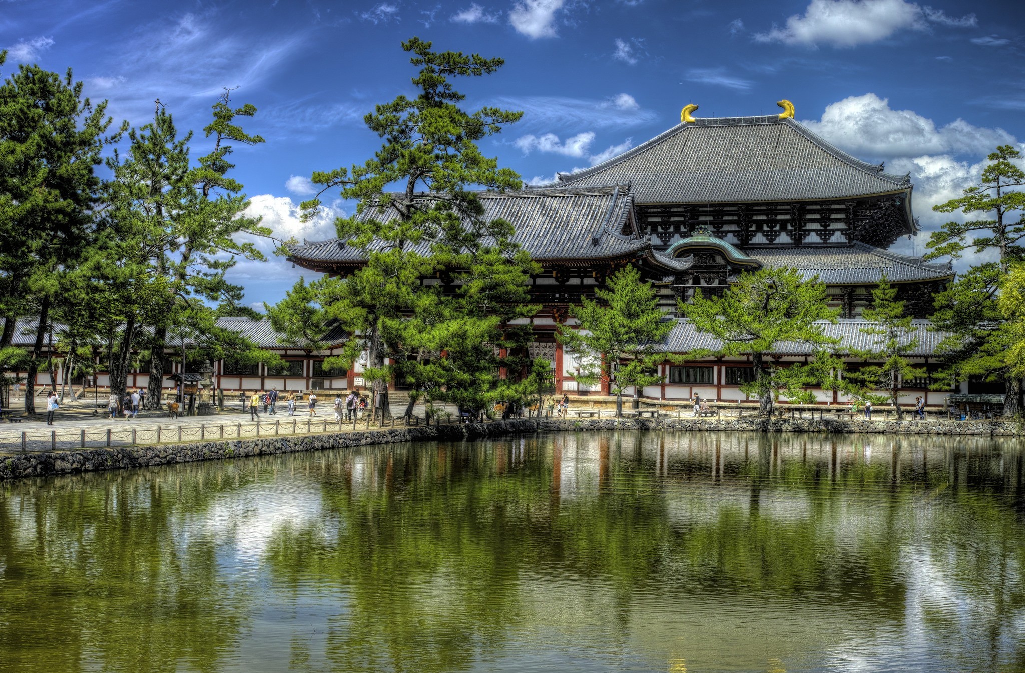 Скачать обои бесплатно Япония, Храм, Храмы, Религиозные картинка на рабочий стол ПК