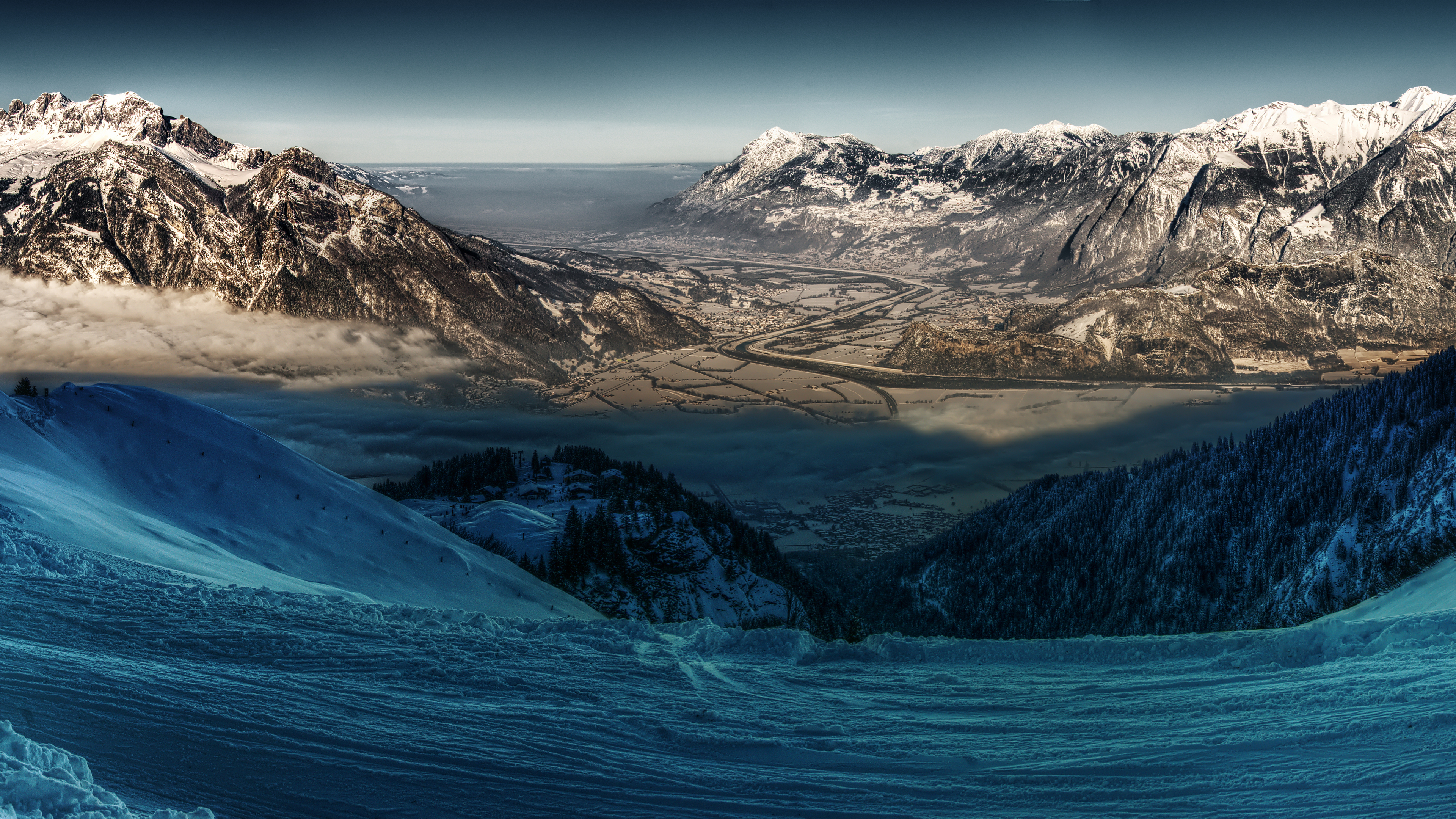 Free download wallpaper Landscape, Snow, Earth on your PC desktop