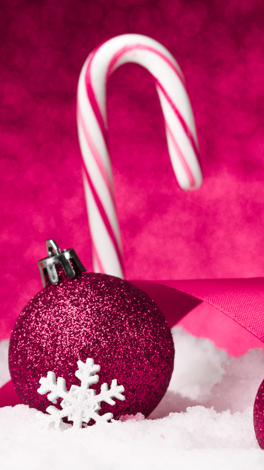 Download mobile wallpaper Christmas, Holiday, Christmas Ornaments, Candy Cane for free.