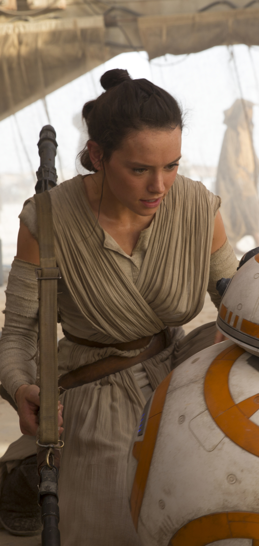 Download mobile wallpaper Star Wars, Movie, Jedi, Star Wars Episode Vii: The Force Awakens, Daisy Ridley, Rey (Star Wars) for free.