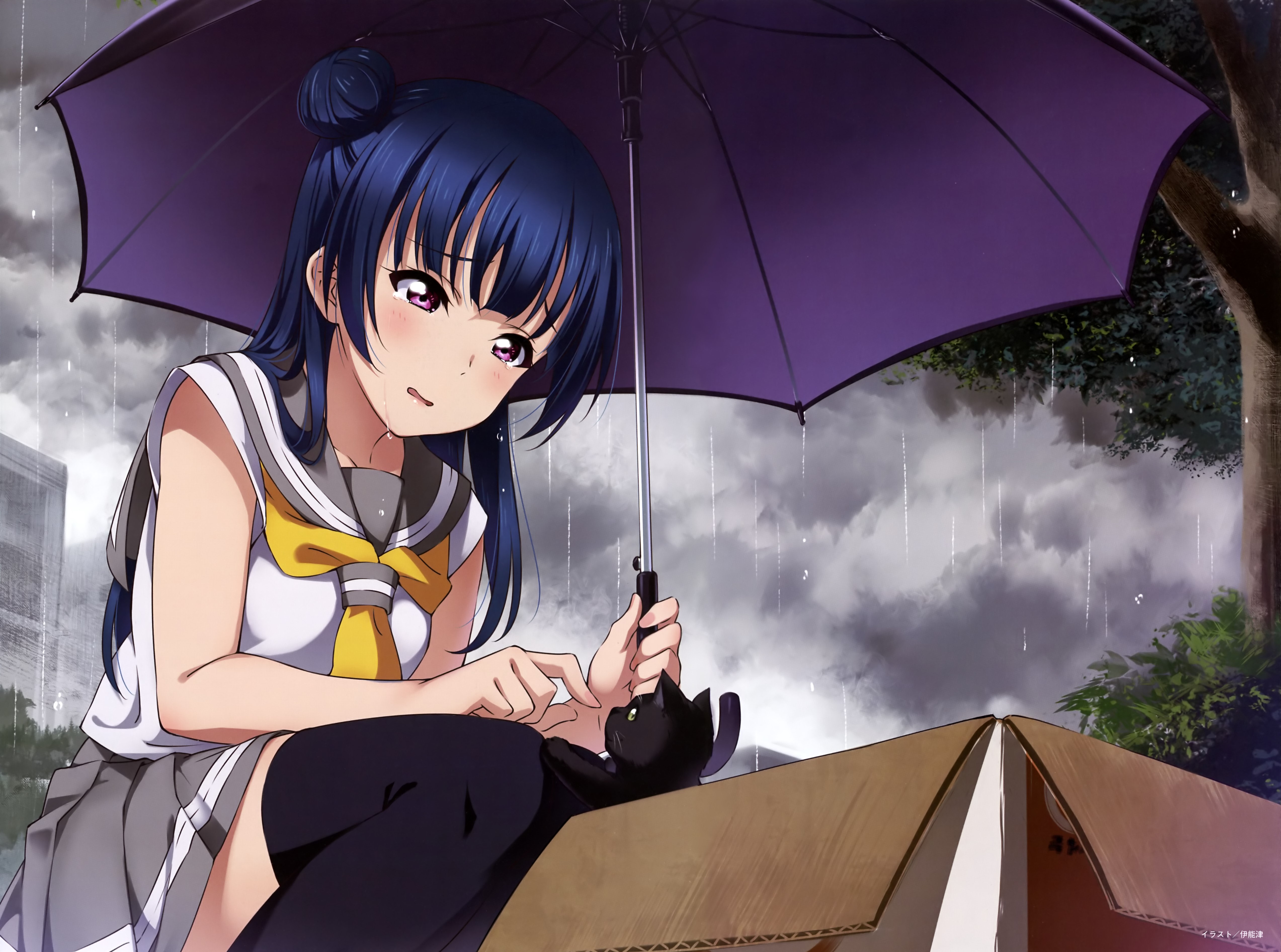 Free download wallpaper Anime, Love Live!, Love Live! Sunshine!!, Yoshiko Tsushima on your PC desktop