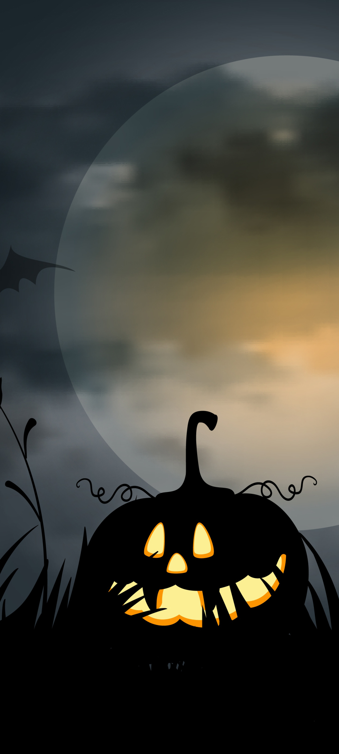 Téléchargez des papiers peints mobile Halloween, Nuit, Lumière, Vacances, Citrouille D'halloween gratuitement.