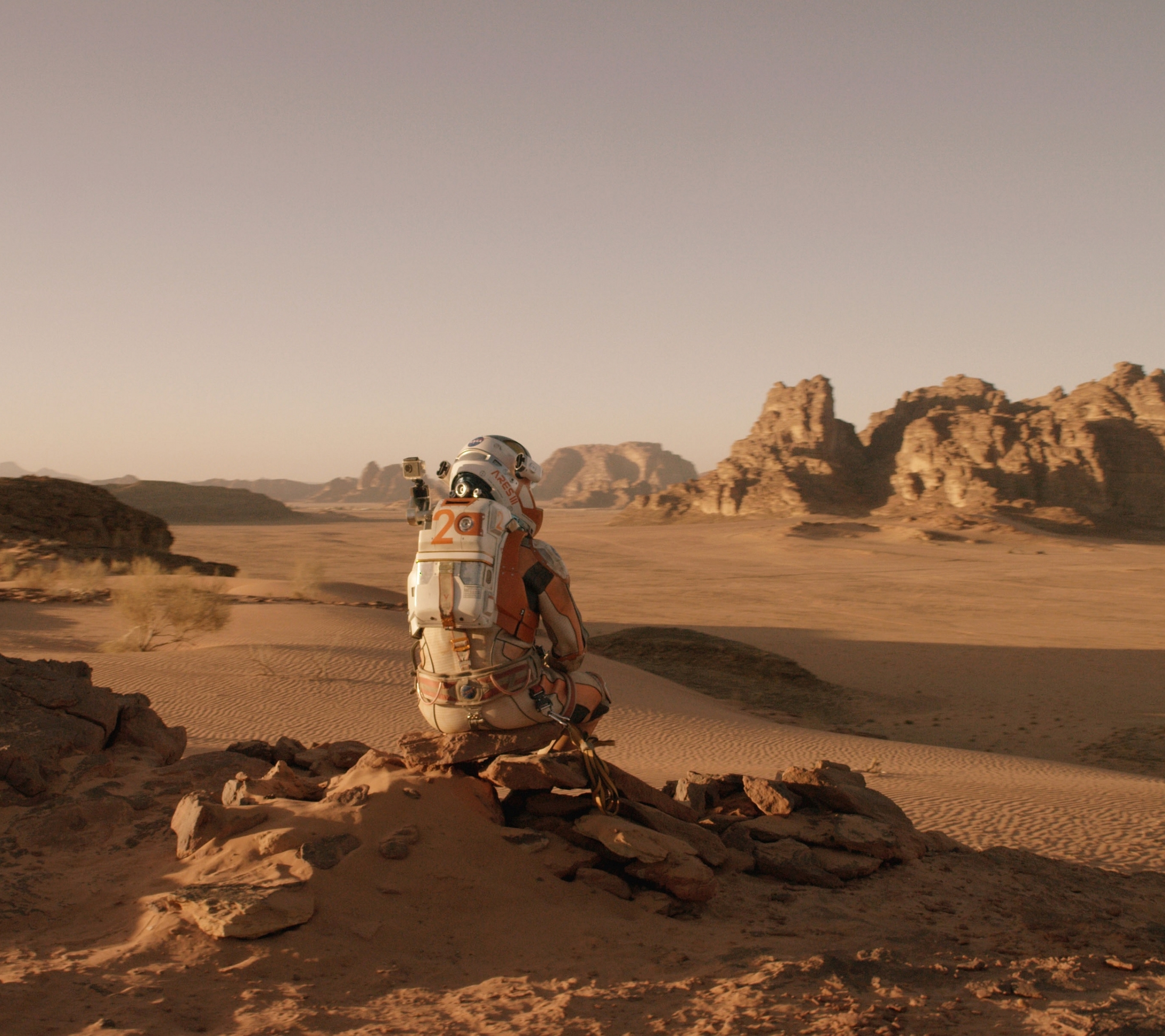 Laden Sie das Filme, Der Marsianer Rettet Mark Watney-Bild kostenlos auf Ihren PC-Desktop herunter
