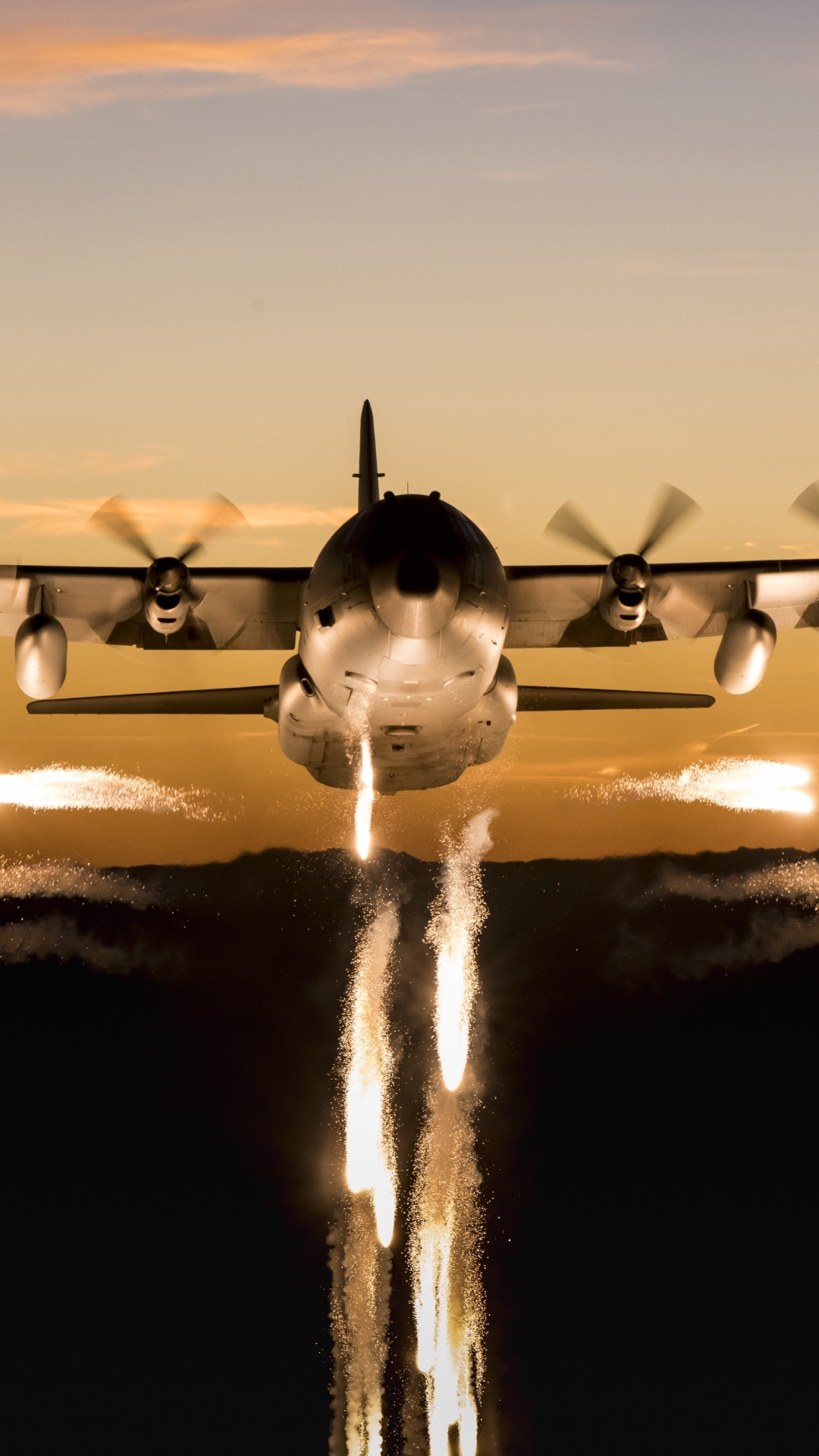Download mobile wallpaper Aircraft, Military, Warplane, Lockheed C 130 Hercules, Transport Aircraft, Military Transport Aircraft for free.
