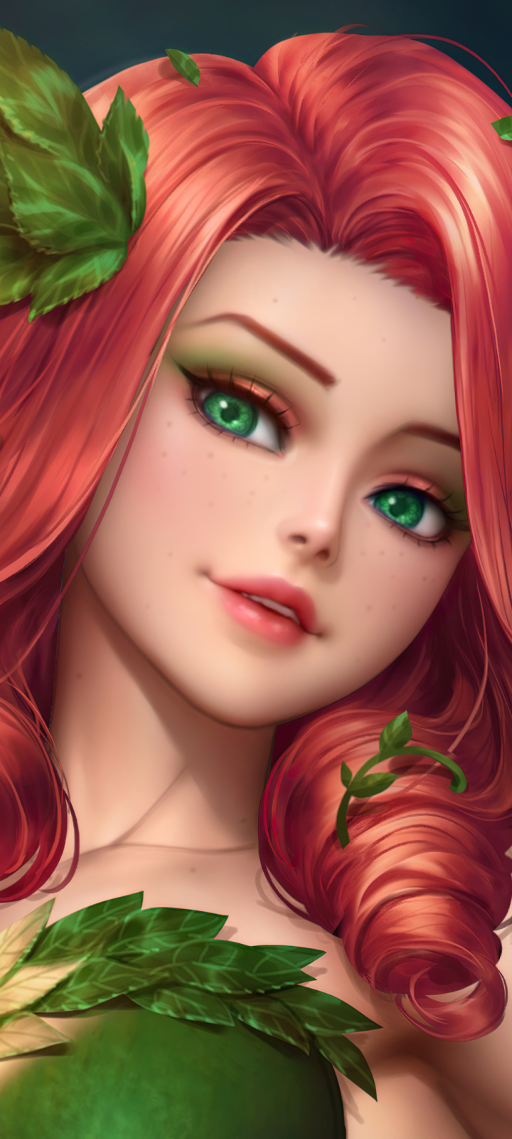 Download mobile wallpaper Green Eyes, Comics, Red Hair, Dc Comics, Poison Ivy for free.