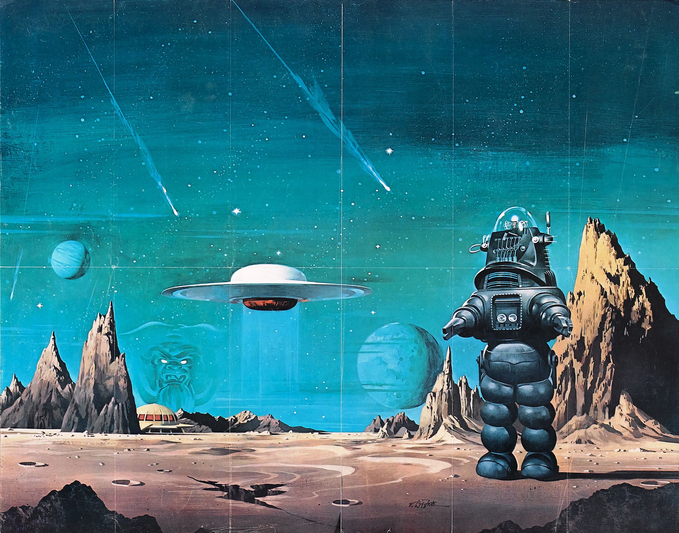 forbidden planet, movie, planet, robby the robot