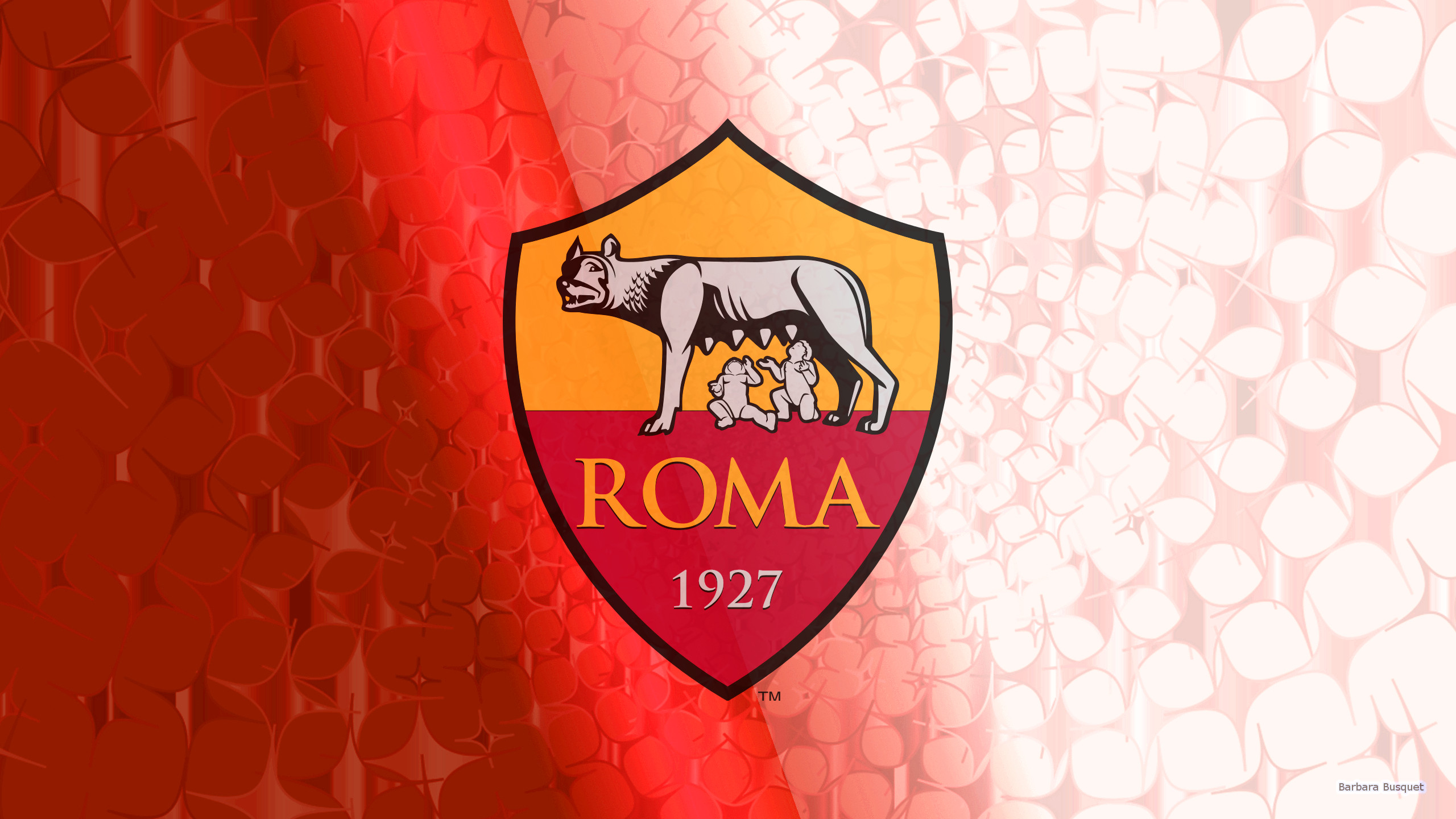 456111 Hintergrundbild herunterladen sport, wie roma, emblem, logo, fußball - Bildschirmschoner und Bilder kostenlos