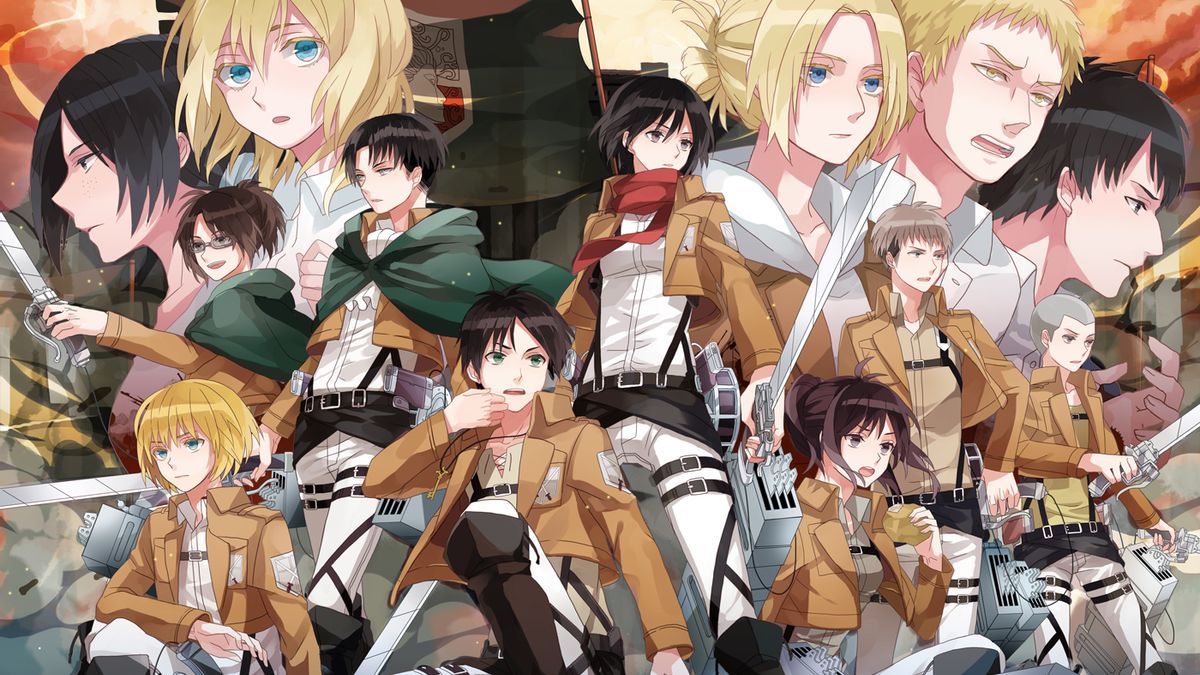 Fond d'écran HD: Animé, Shingeki No Kyōjin, L'attaque Des Titans, Ailes