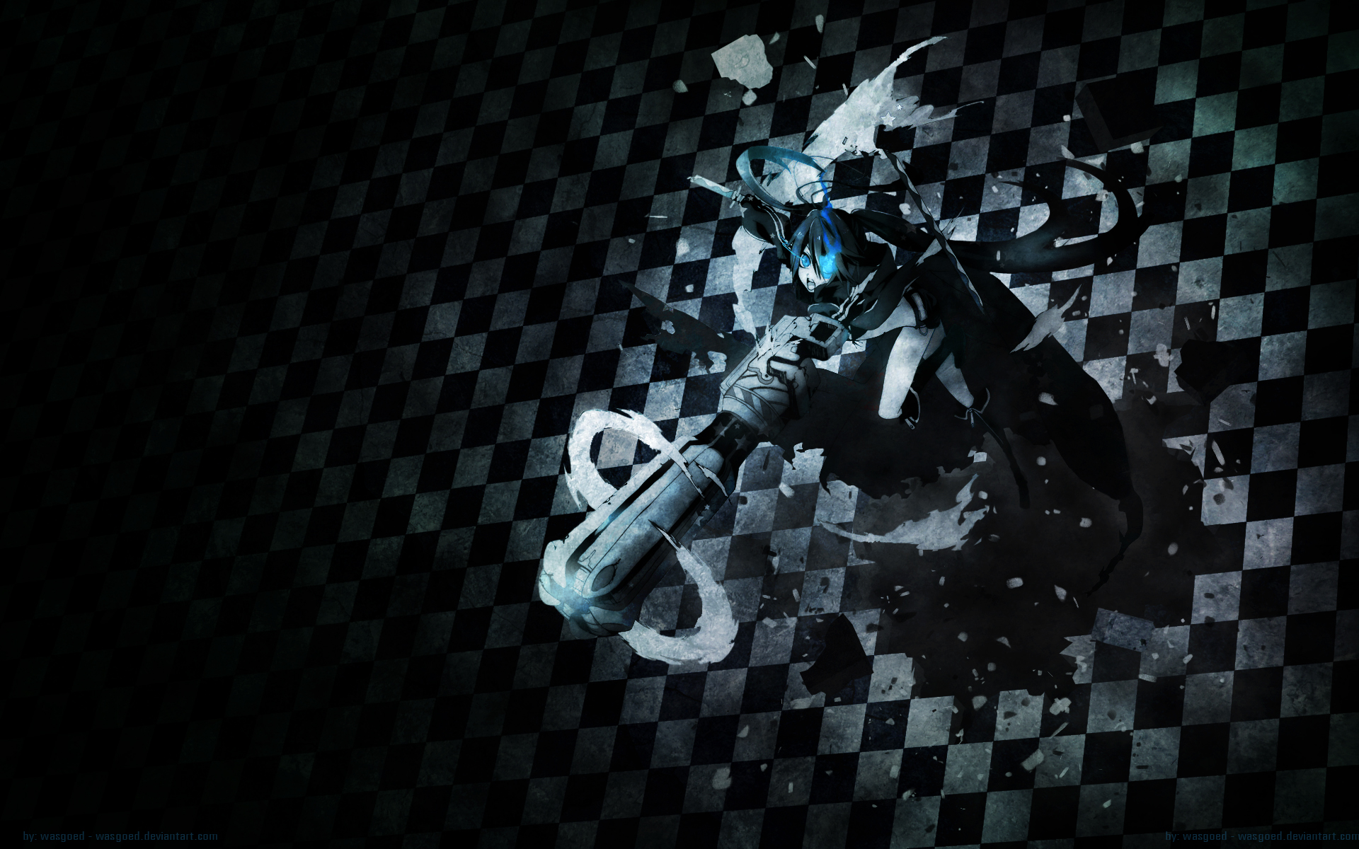 Free download wallpaper Anime, Black Rock Shooter on your PC desktop