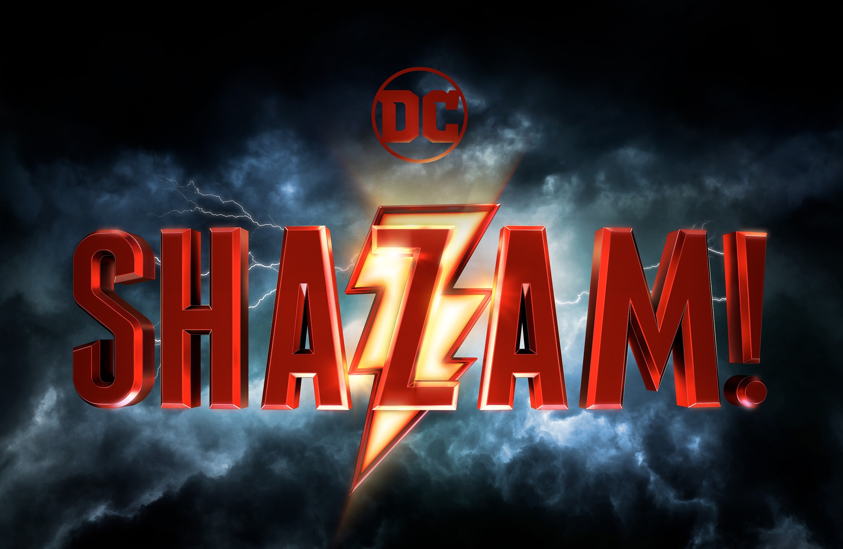 movie, shazam!, logo, shazam (movie)