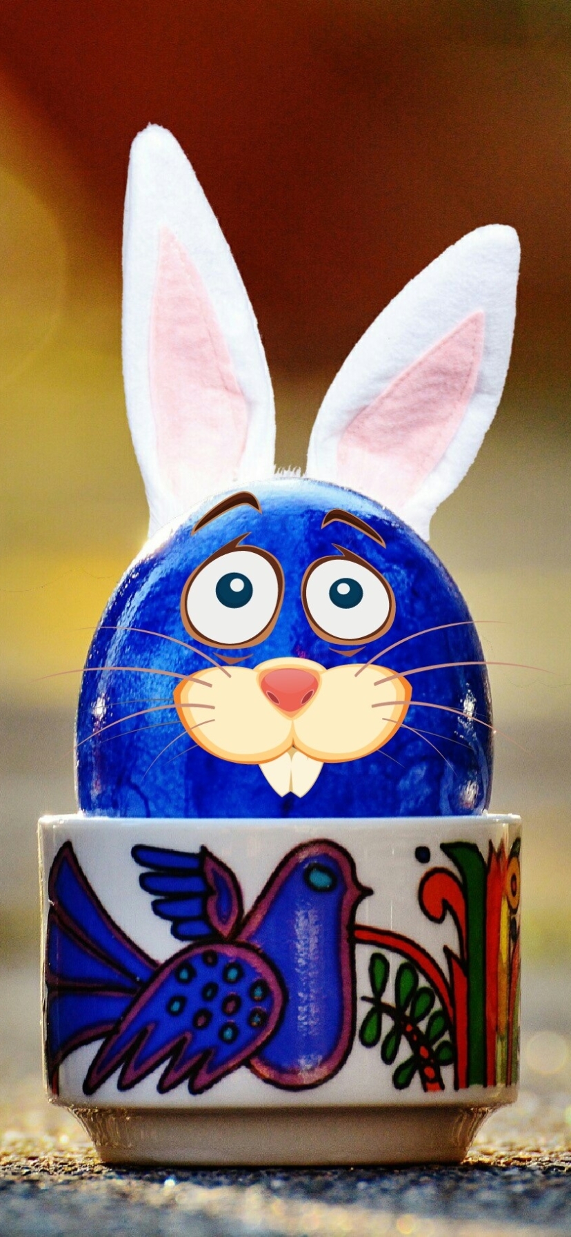 Descarga gratuita de fondo de pantalla para móvil de Pascua, Taza, Día Festivo, Orejas De Conejo.