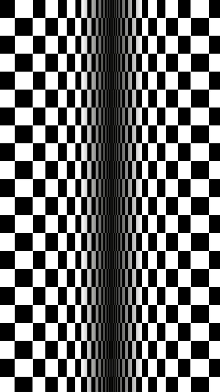 Handy-Wallpaper Illusion, Schwarz Weiß, Optische Täuschung, Schwarz Weiss, Künstlerisch kostenlos herunterladen.
