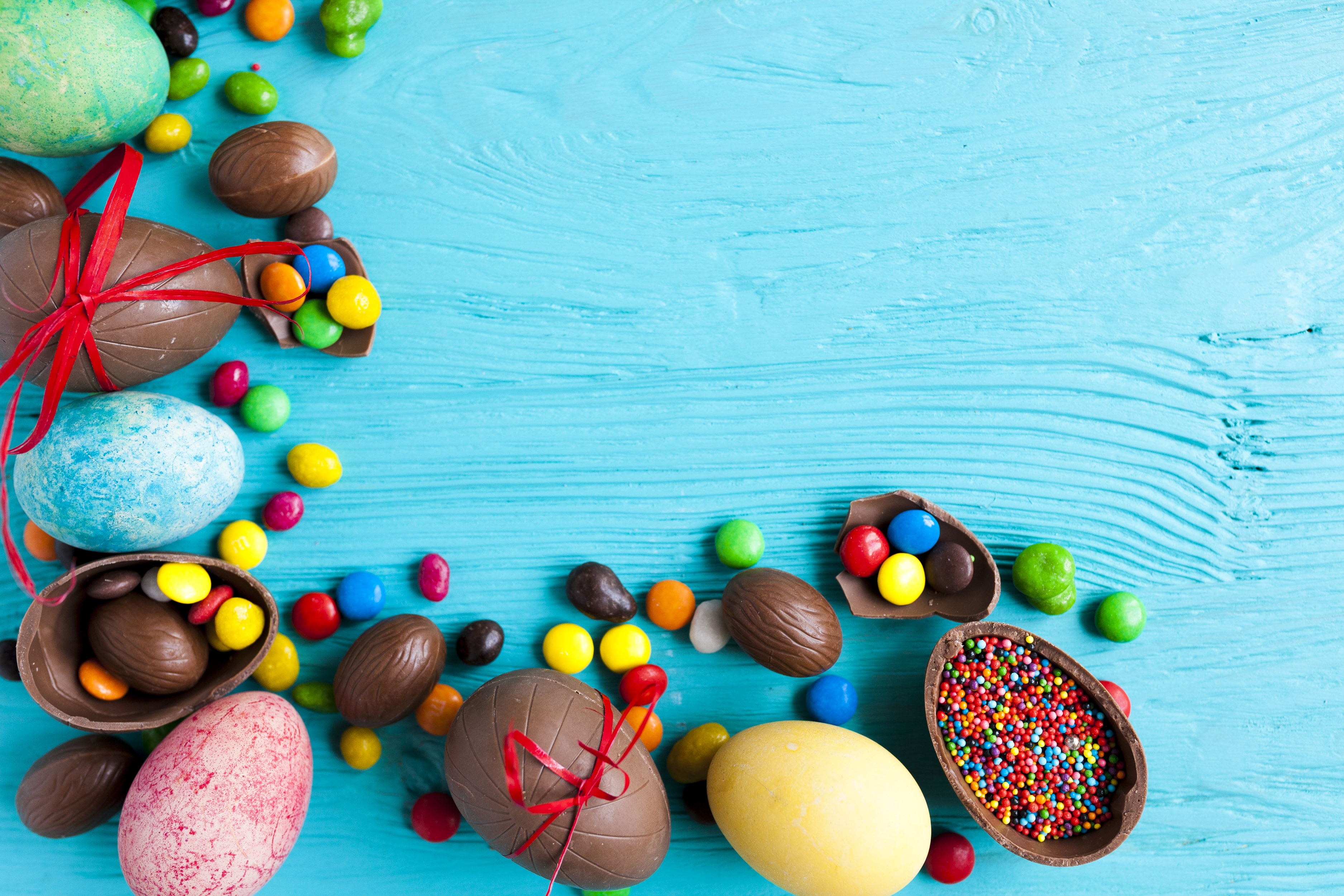 Free download wallpaper Easter, Chocolate, Still Life, Holiday, Sweets, Candy, Easter Egg on your PC desktop