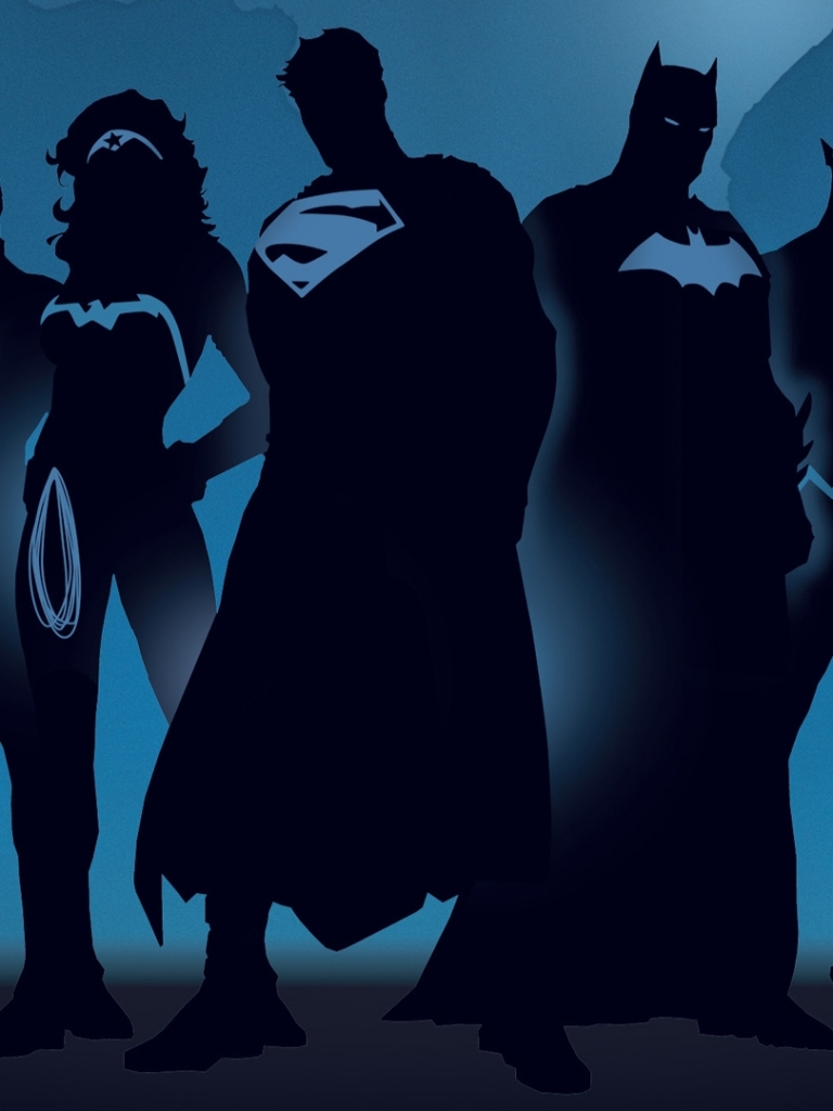Скачати мобільні шпалери Бетмен, Супермен, Зелений Ліхтар, Спалах, Комікси, Аквамен, Чудова Жінка, Ліга Справедливості безкоштовно.