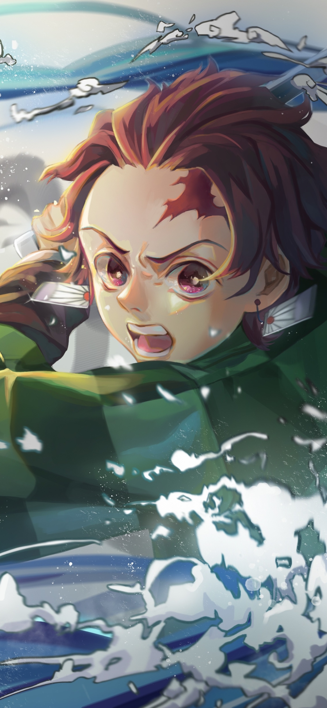 Descarga gratuita de fondo de pantalla para móvil de Animado, Demon Slayer: Kimetsu No Yaiba, Tanjiro Kamado.