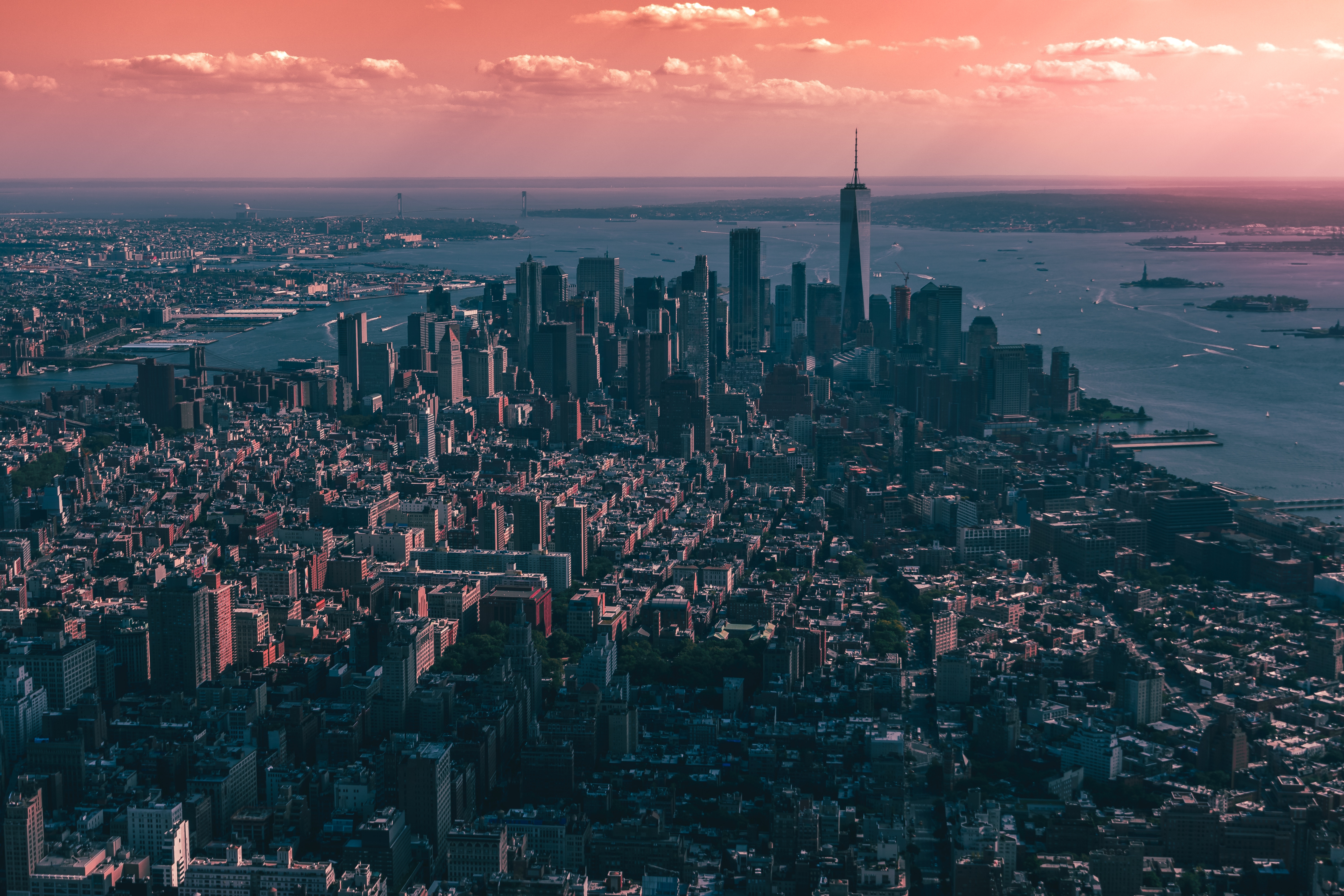 Laden Sie das Wolkenkratzer, Sky, Städte, Usa, New York-Bild kostenlos auf Ihren PC-Desktop herunter
