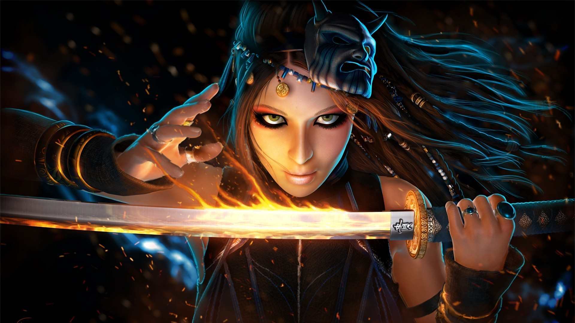 Download mobile wallpaper Fantasy, Women Warrior, Woman Warrior for free.