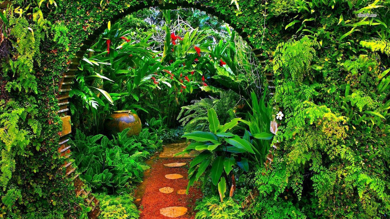 Free download wallpaper Garden, Man Made on your PC desktop